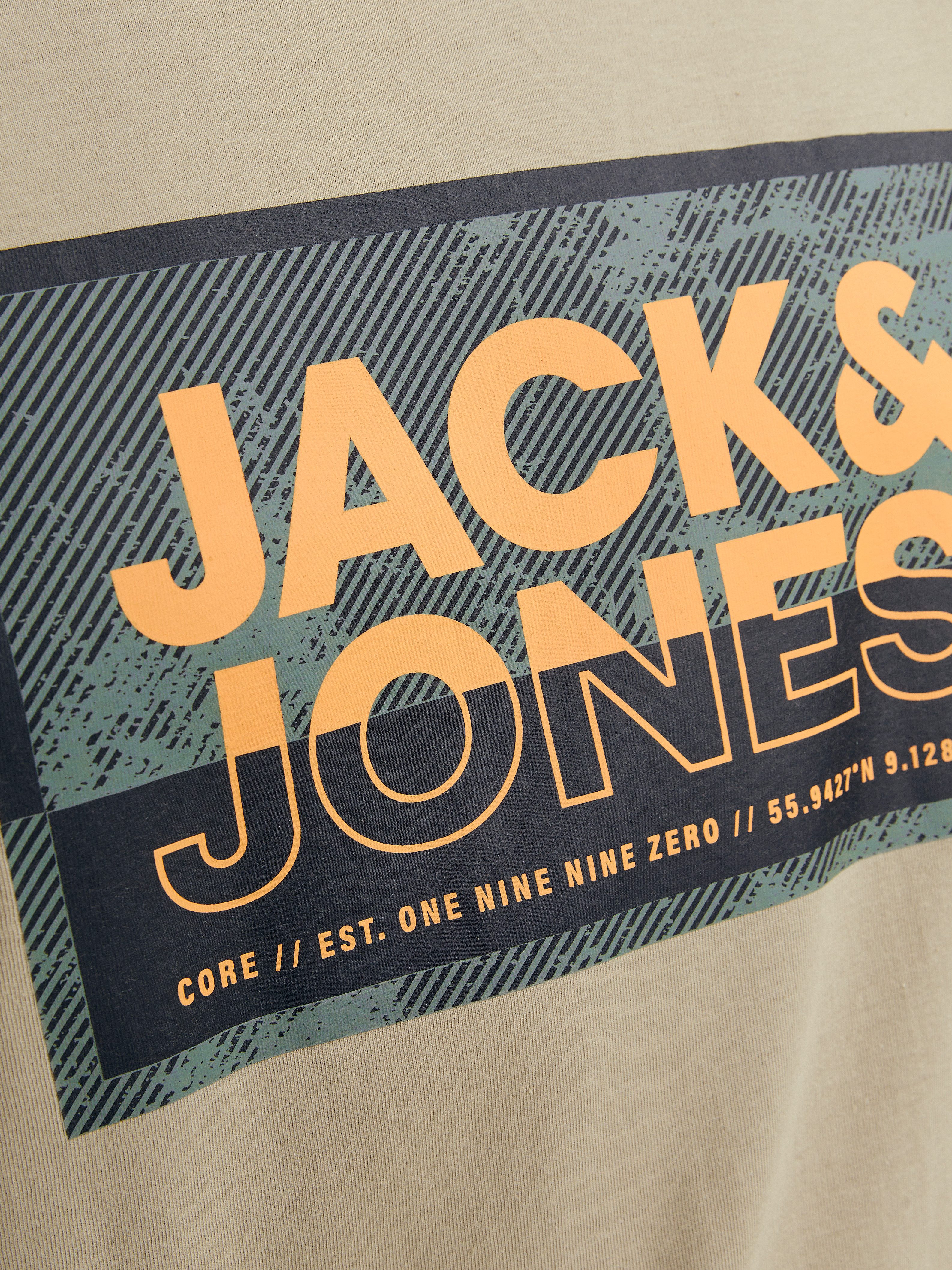 Jack & Jones Kurzarmshirt JCOLOGAN TEE SS CREW NECK SS24 LN
