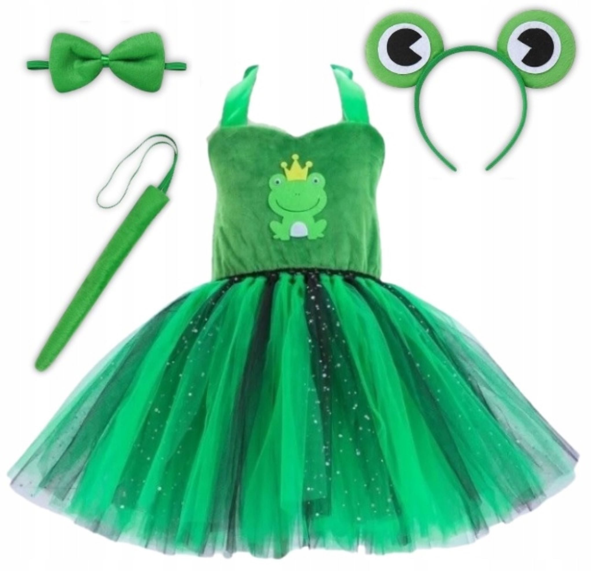 Hopki Kostüm Süßes Froschkostüm mit Tutu für Kinder – Perfekt für Karneval & Partys