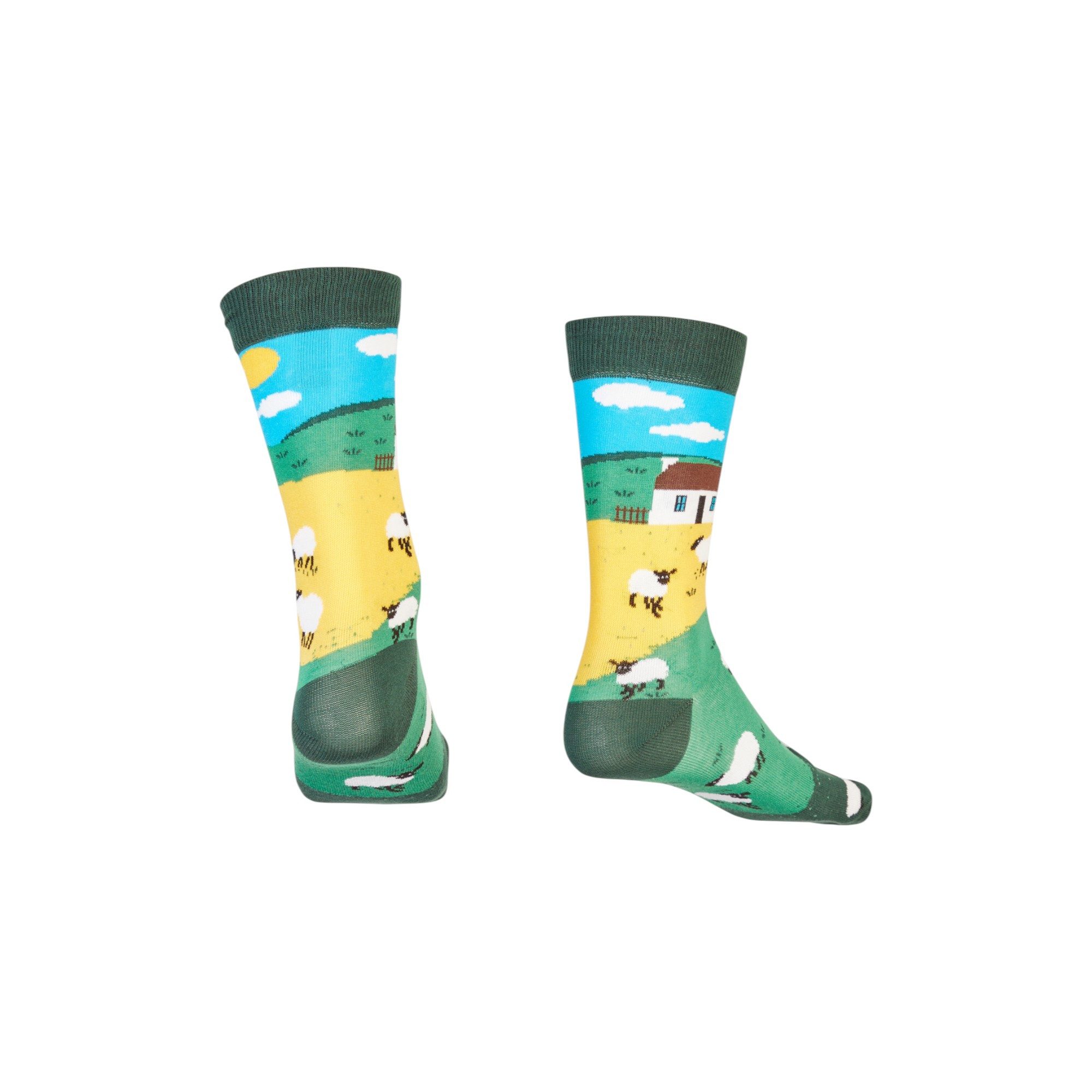 AbgeStrumpft Freizeitsocken Abgestrumpft Socken Schaf (1 Paar, 1-Paar, 1 Paar) lustiges Design – Bild 2 von 5