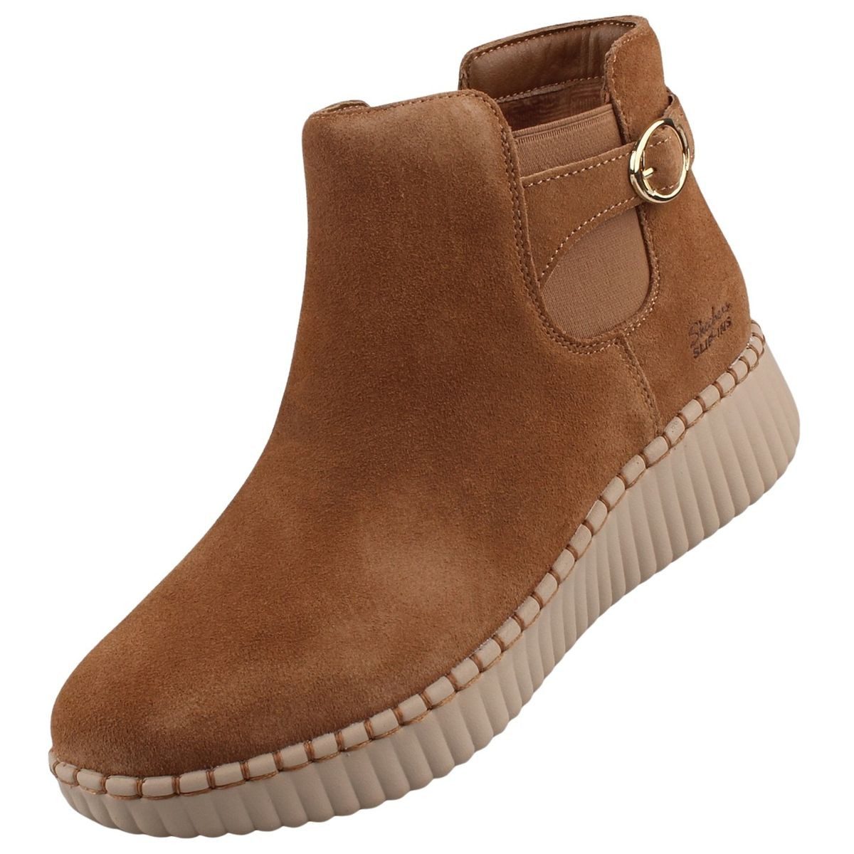 Skechers 168197-CSNT Stiefelette Chelsea-Boot mit komfortablem Slip-ins-Einstieg