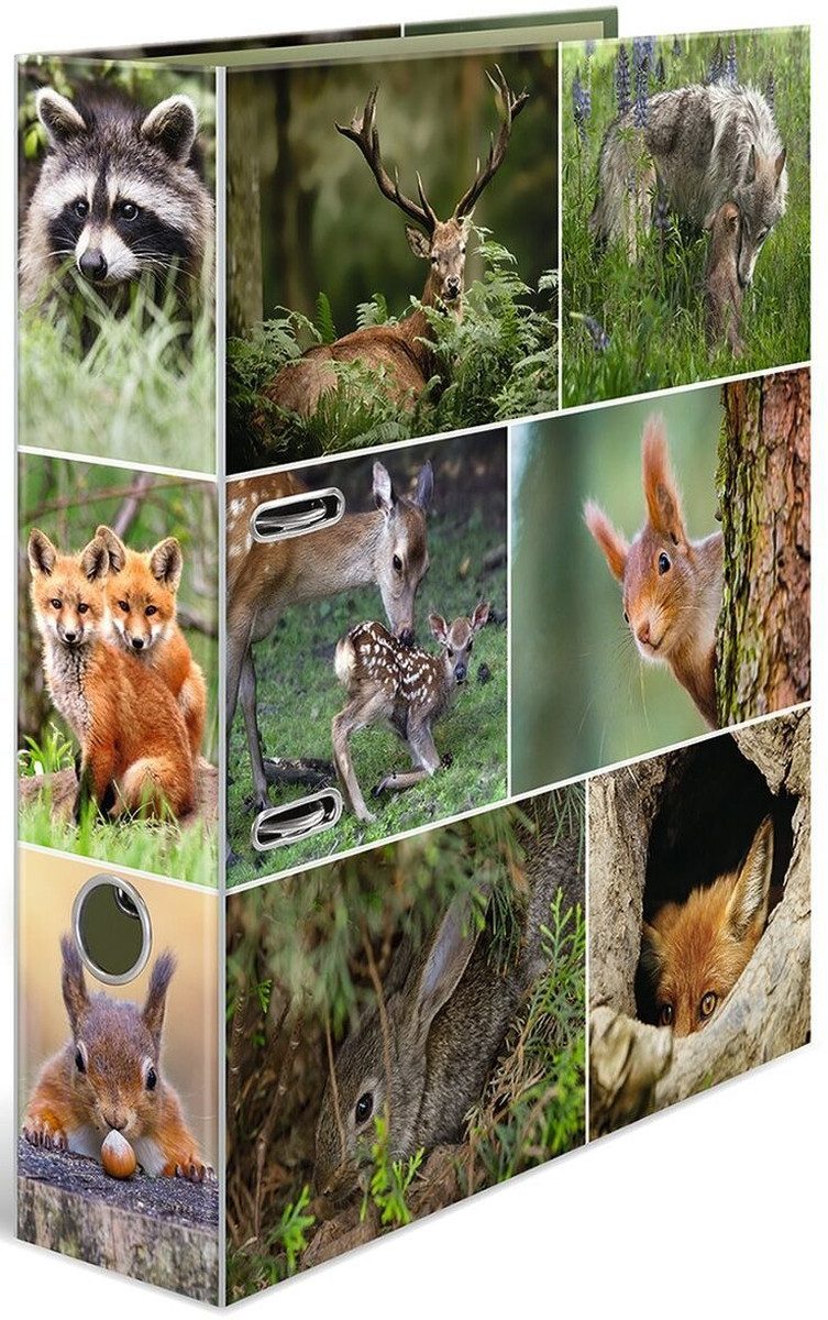 HERMA Aktenordner Motivordner A4 Animals Waldtiere