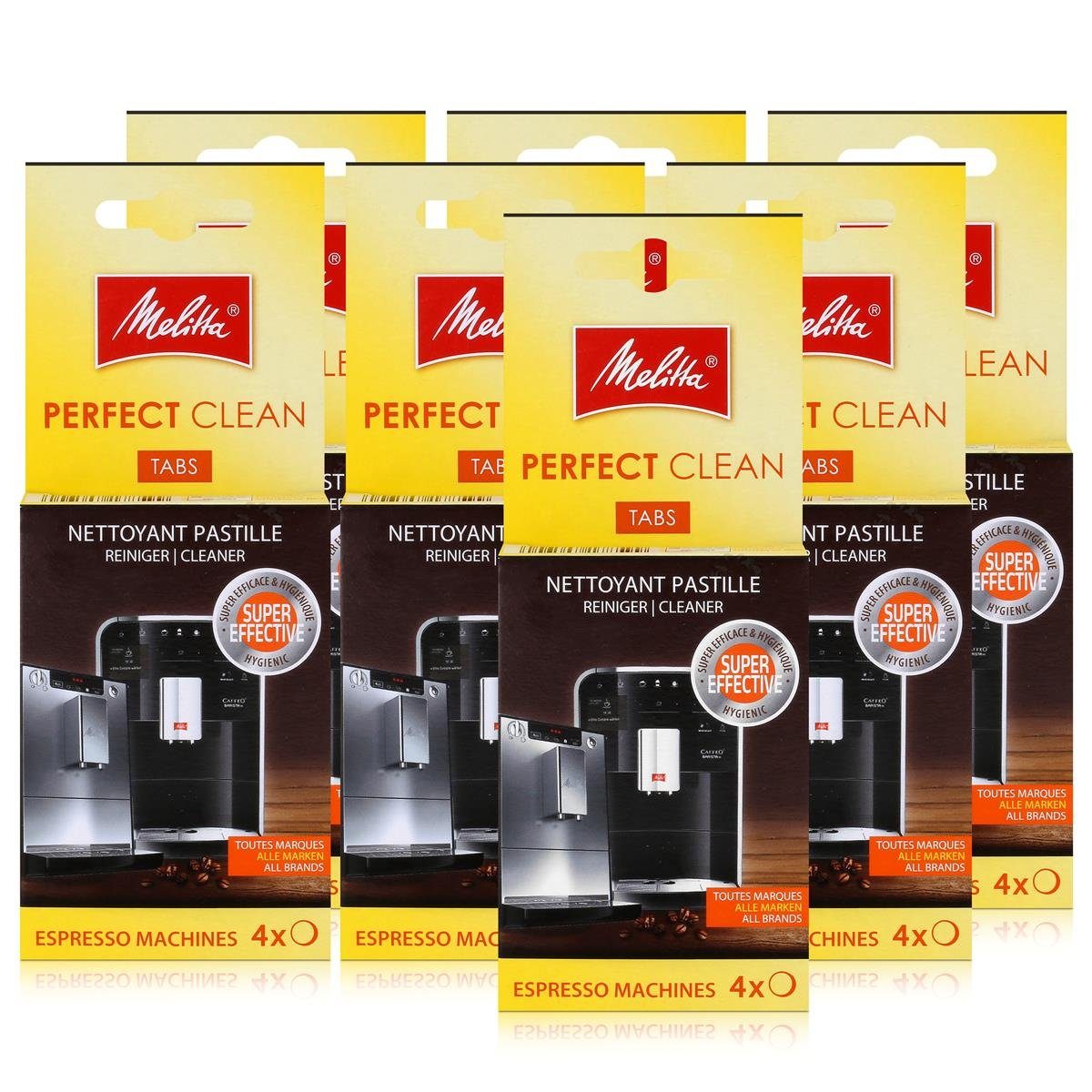Melitta Perfect Clean Espresso Machines ReinigungsTabs 4x1,8g (7er Pac Reinigungstabletten