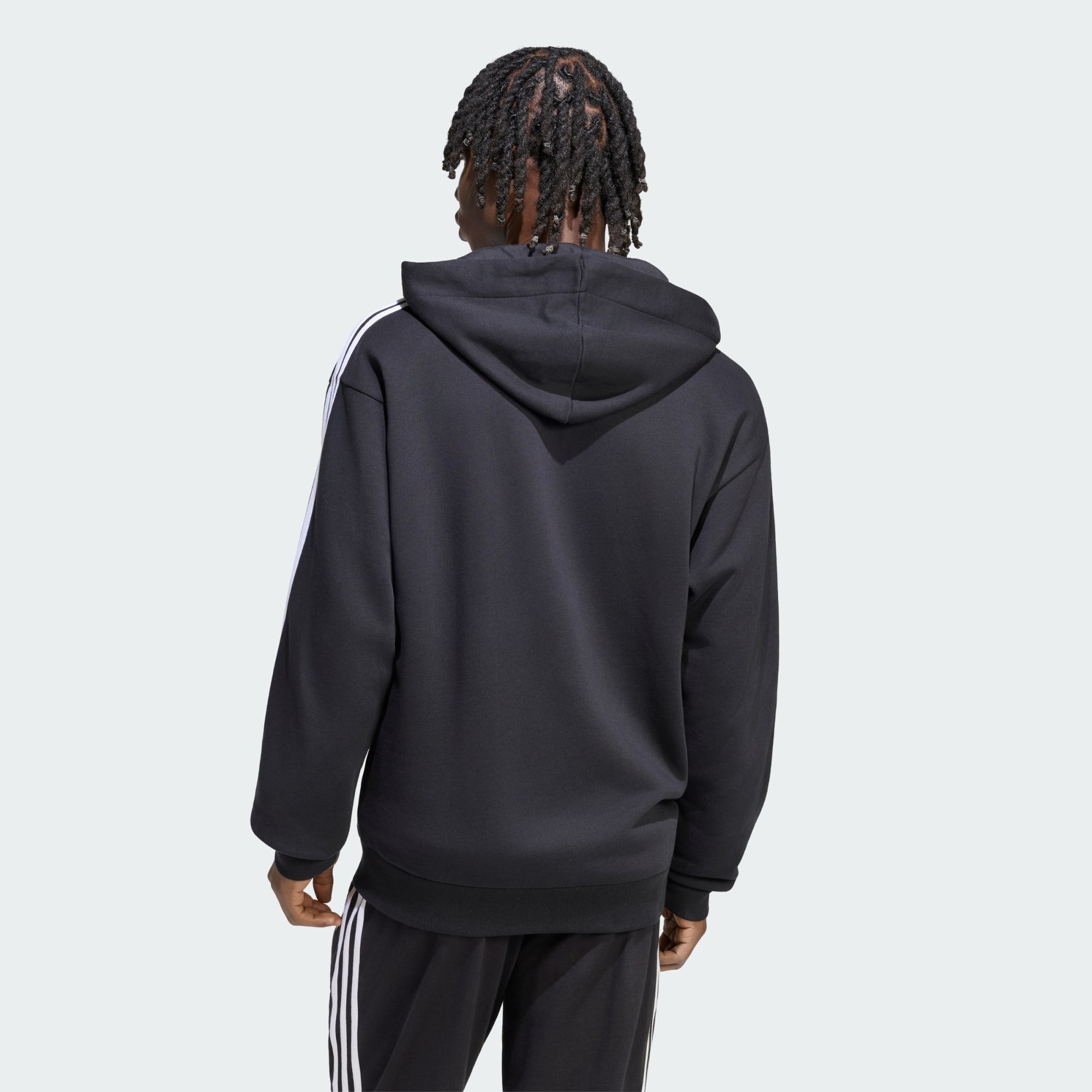 adidas Sportswear Funktionsjacke ESSENTIALS 3-STREIFEN FRENCH TERRY KAPUZENJACKE (1-St)