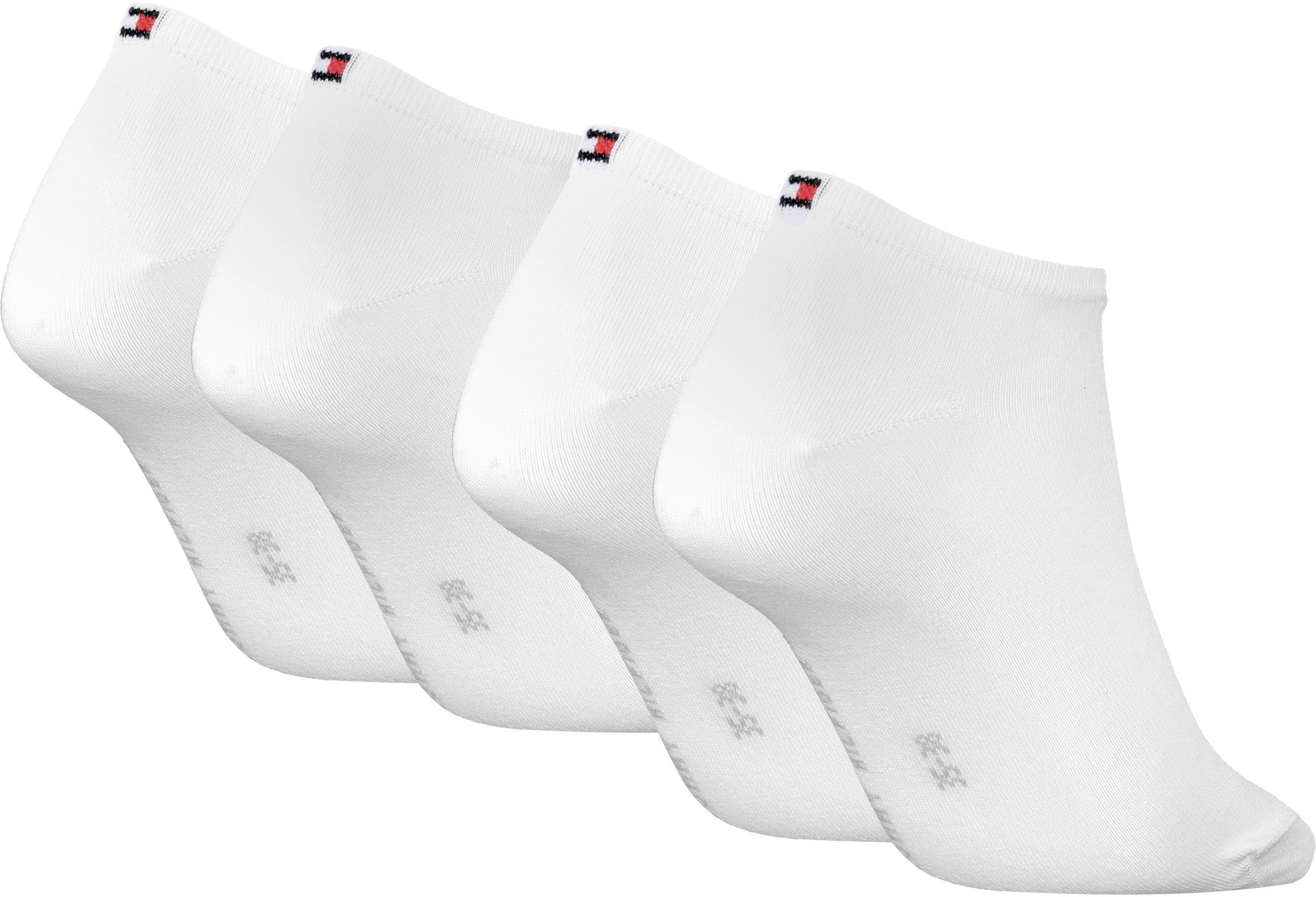 Tommy Hilfiger Sneakersocken TH WOMEN 4P SNEAKER ECOM (Packung, 4-Paar, 4 Paar) mit Logostickerei