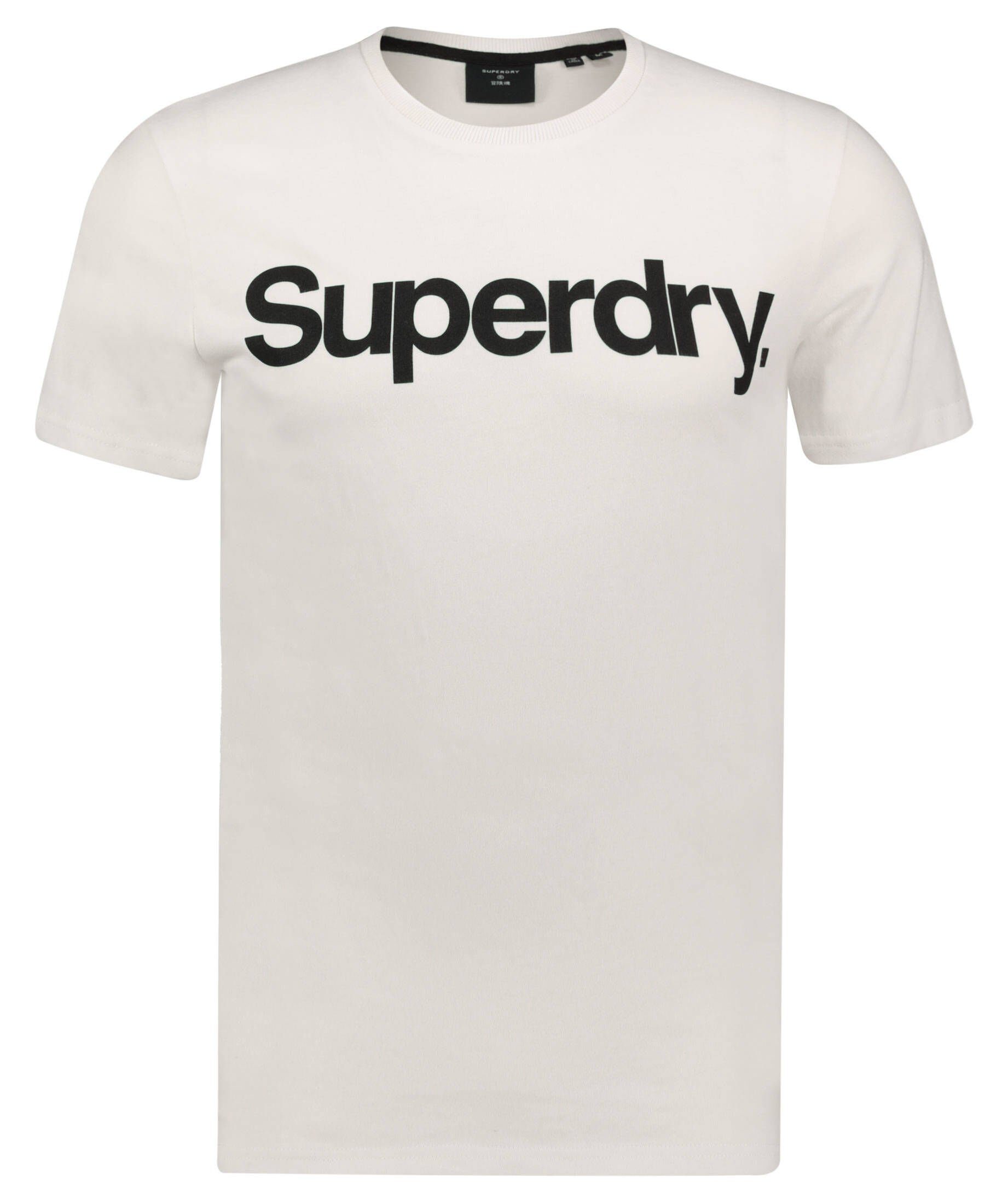 T-Shirt Superdry weiss (10) T-Shirt Herren (1-tlg)