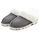 Vivance Plüsch Hausschuhe, Pantolette, Pantoffeln, Clogs, Schlappen, Hausschuh mit Warmfutter VEGAN