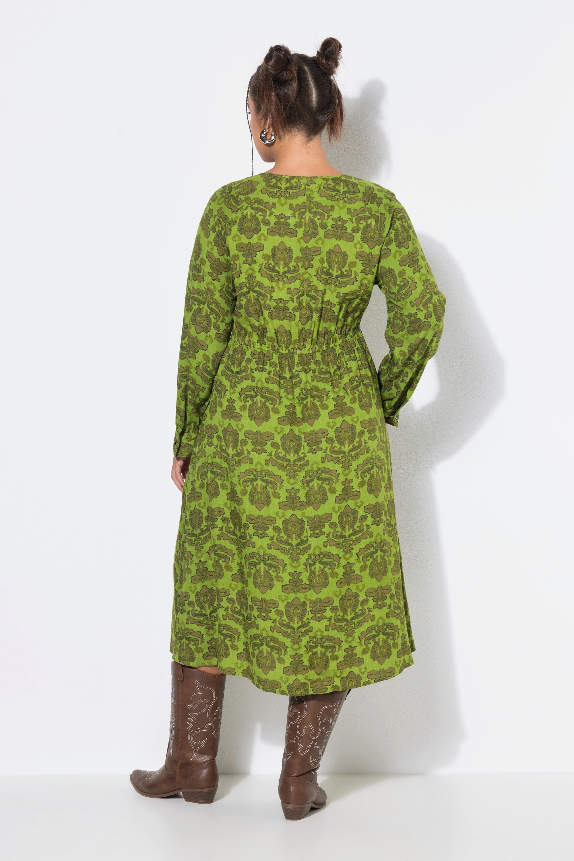 Studio Untold Midikleid Midikleid Paisley Elastikband