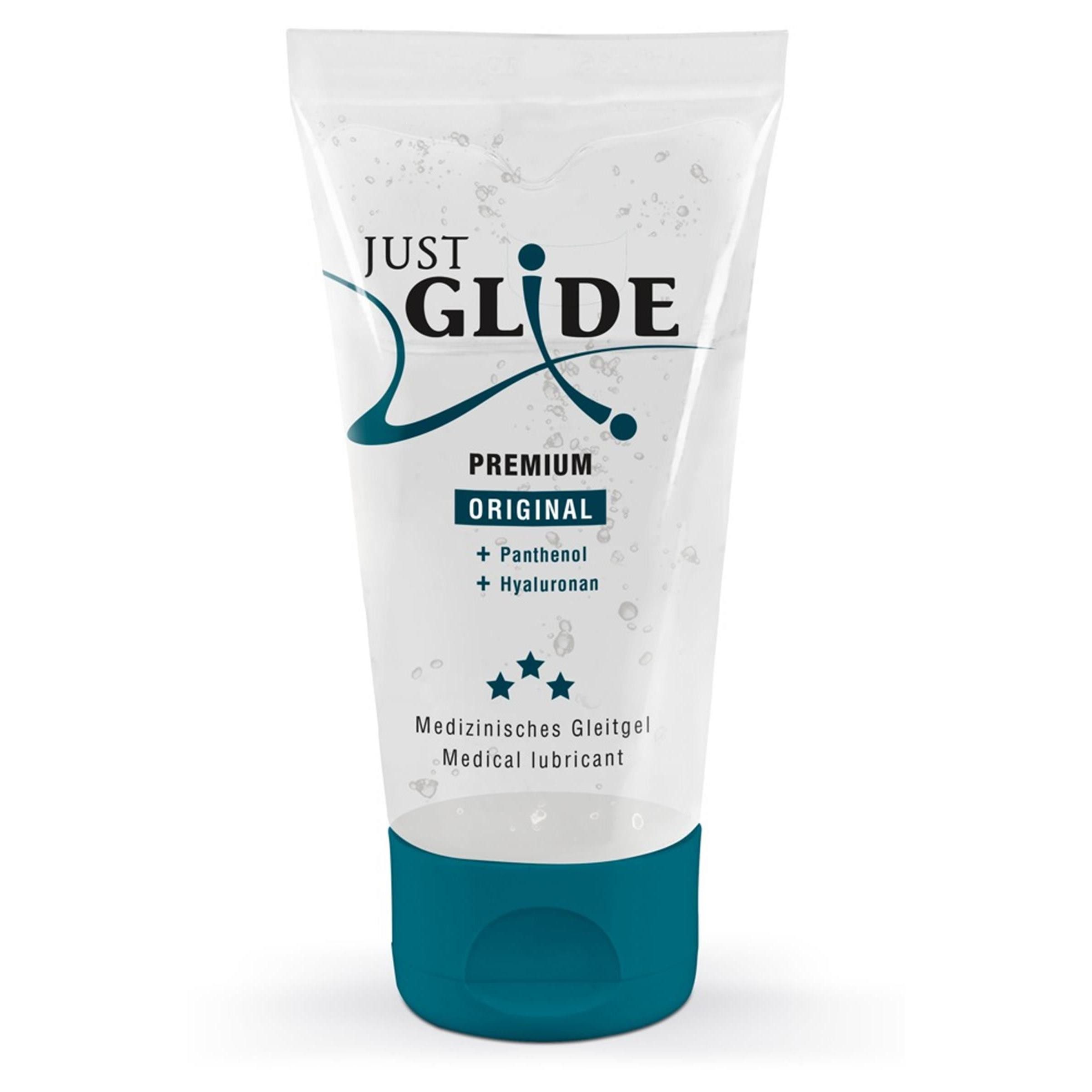 Just Glide Gleitgel Just Glide - 50 ml - Premium 50 ml, Packung