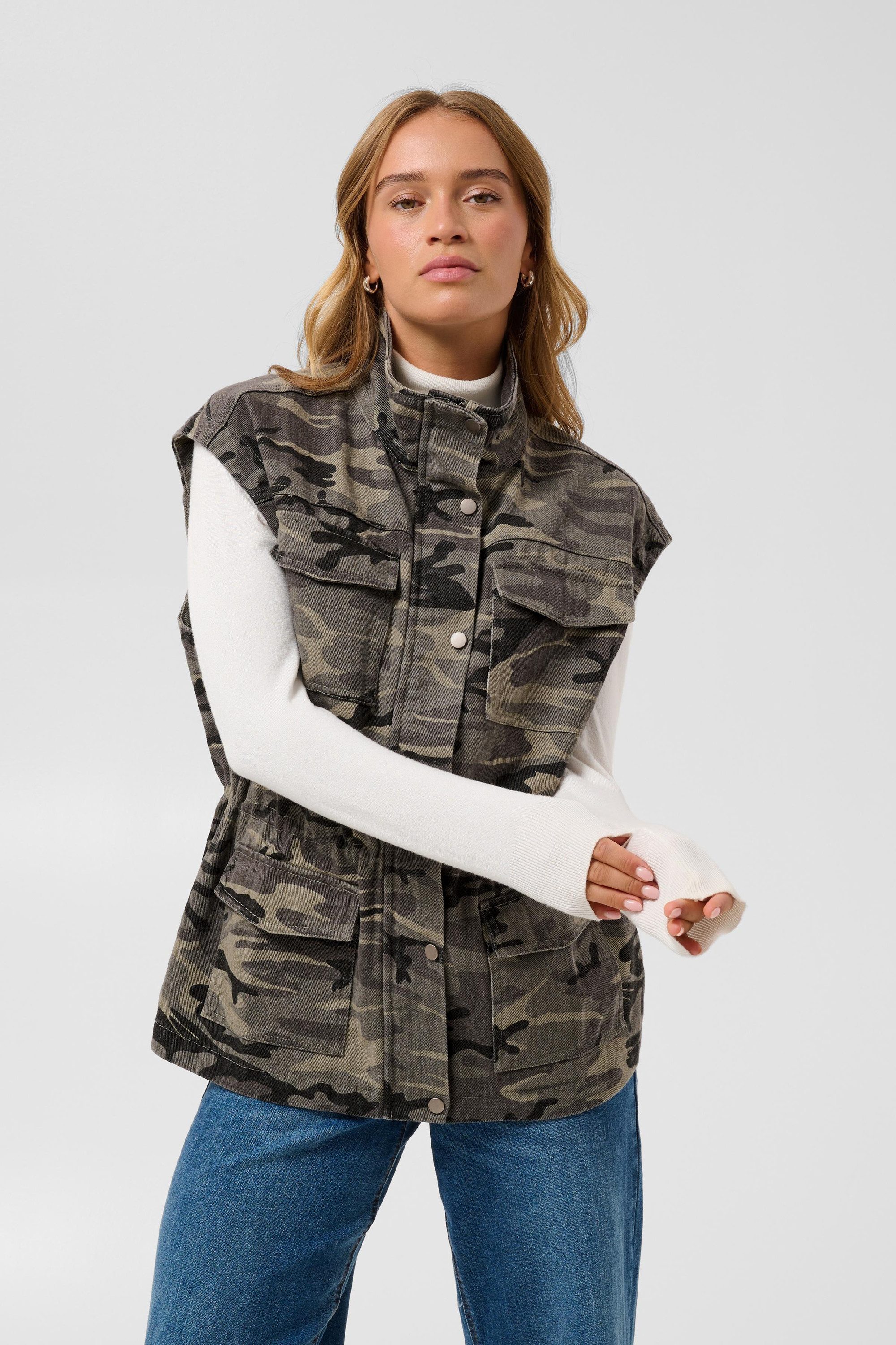 KAFFE Shirtweste Weste KAlilana
