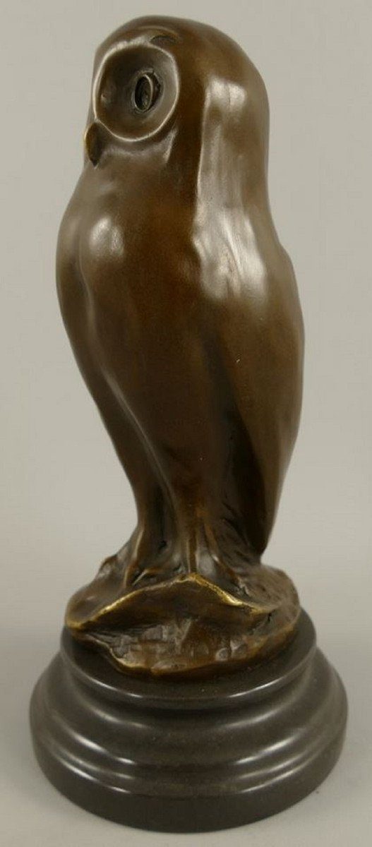 Dekofigur Bronzefarben Deko cm Schreibtisch x - - 12 26 Schwarz H. Padrino / - 12 Eule Bronze Dekofigur x Skulptur Accessoires Casa Bronzefigur