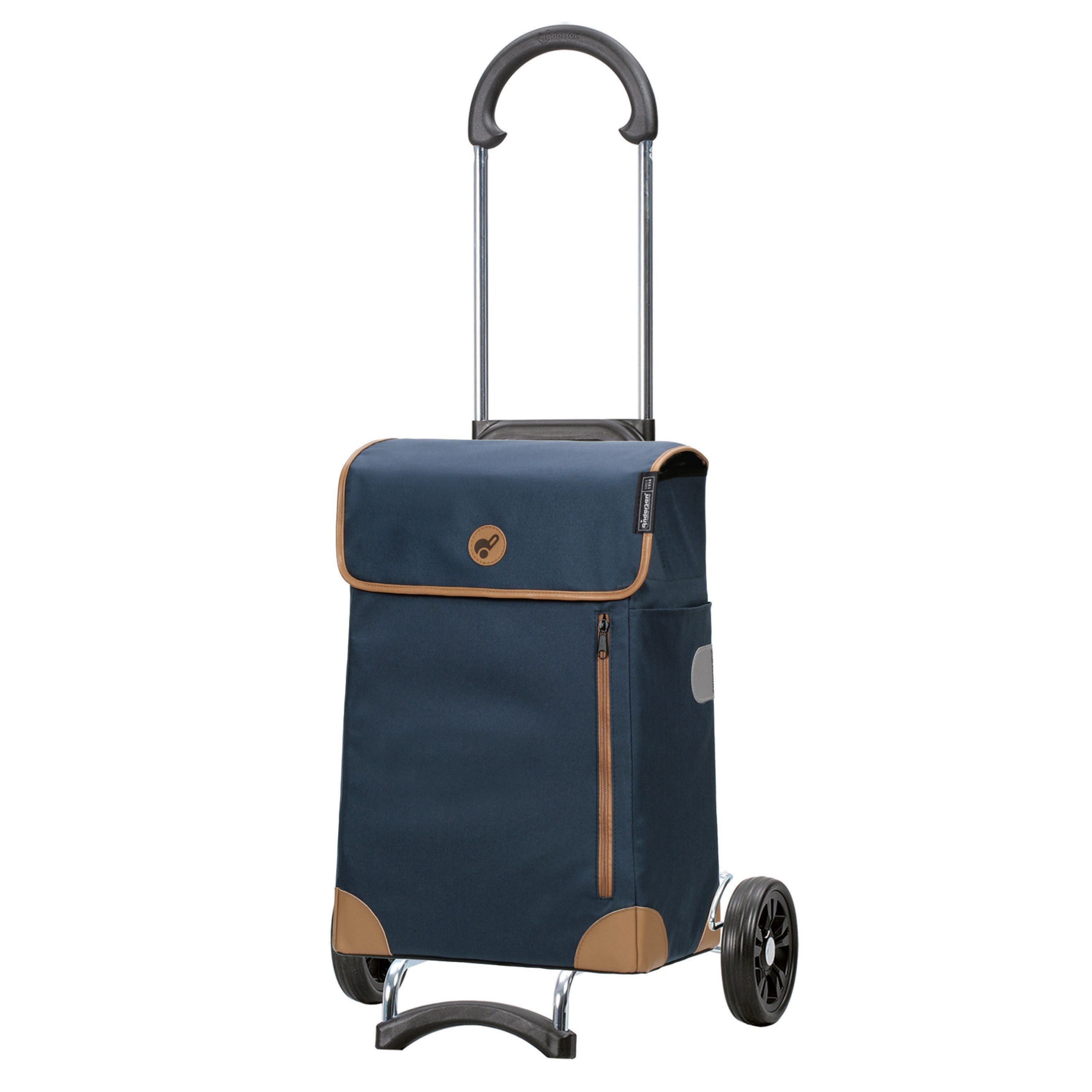 Andersen Einkaufstrolley Scala Shopper Weda blau, belastbar bis 40kg, wasserabweisend