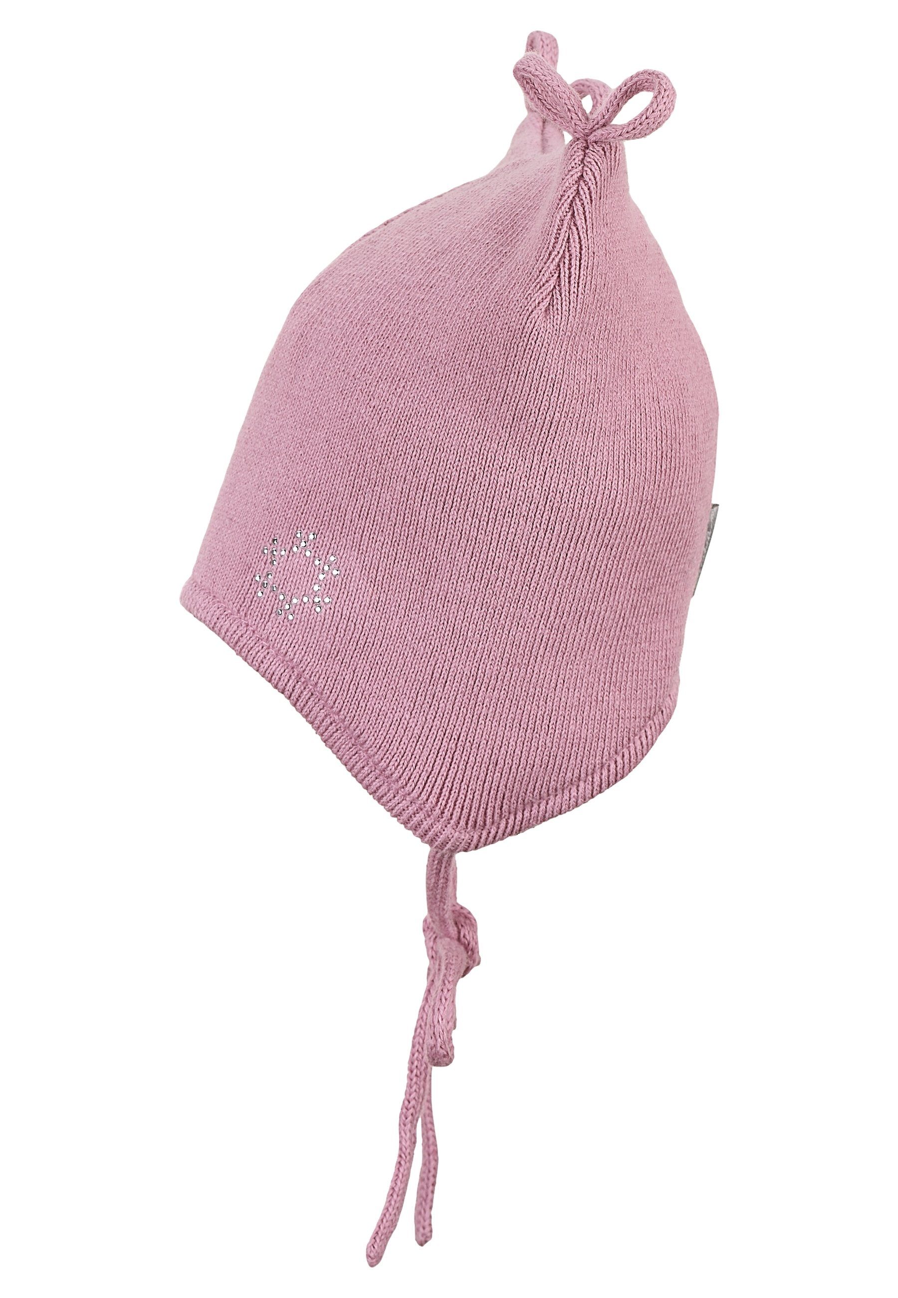 Sterntaler® Strickmütze Strickmütze Strass (1-St)