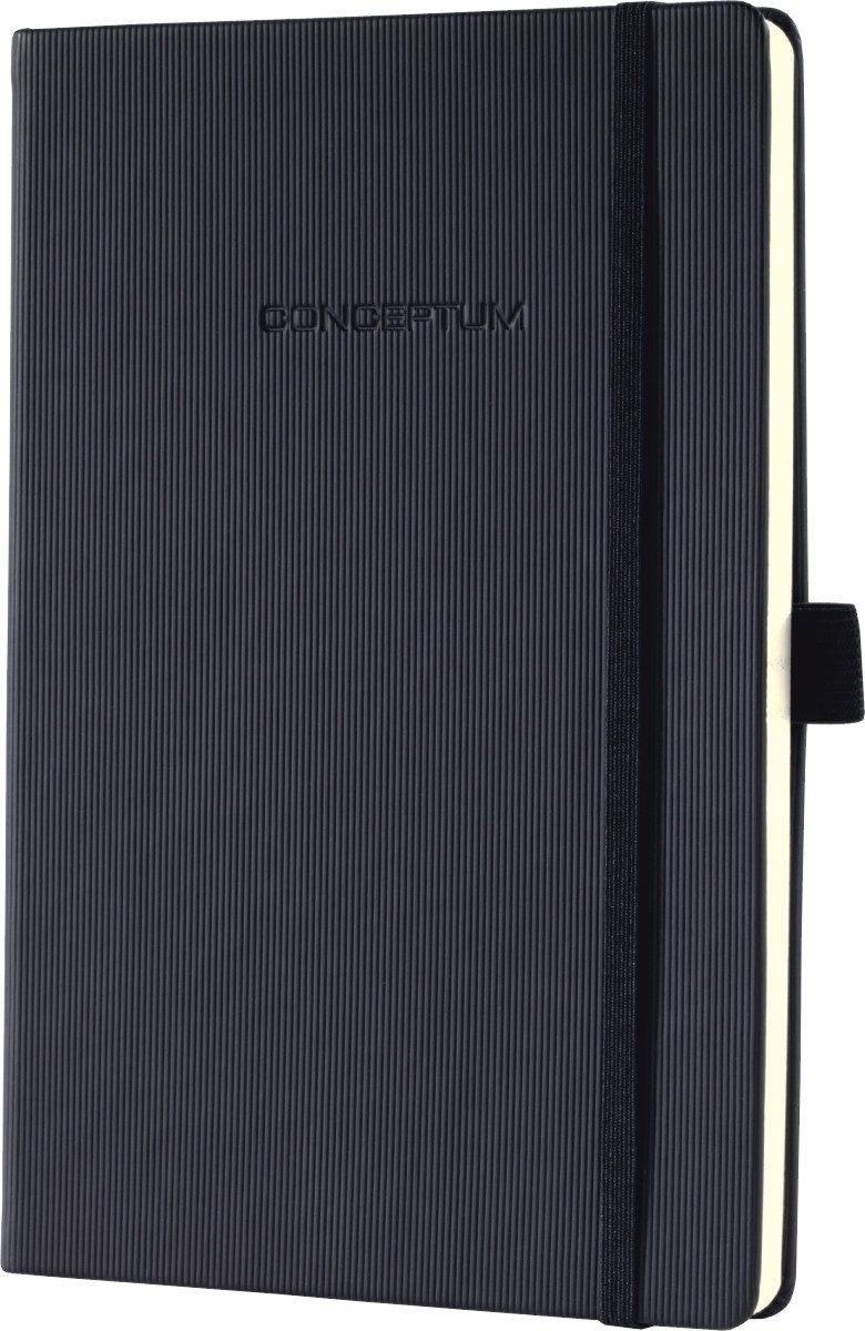 Notizbuch Notizbuch Conceptum A5 schwarz liniert.