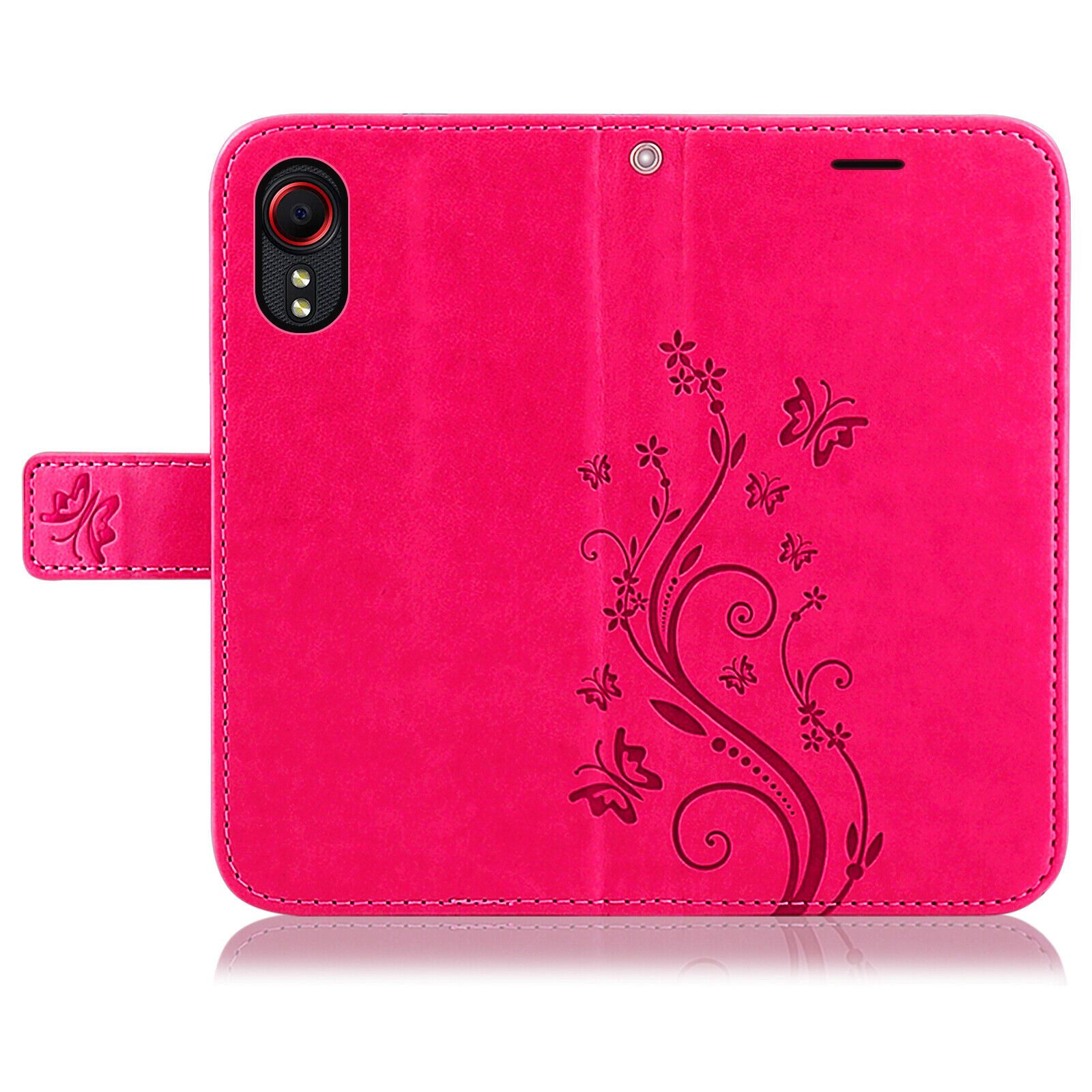 betterfon Handyhülle Handytasche für Samsung Galaxy XCover 5 Wallet Case Cover Handyhülle, Wallet Case mit Kartenfächern Magnetverschluss und weicher Innenhülle – Bild 5 von 5