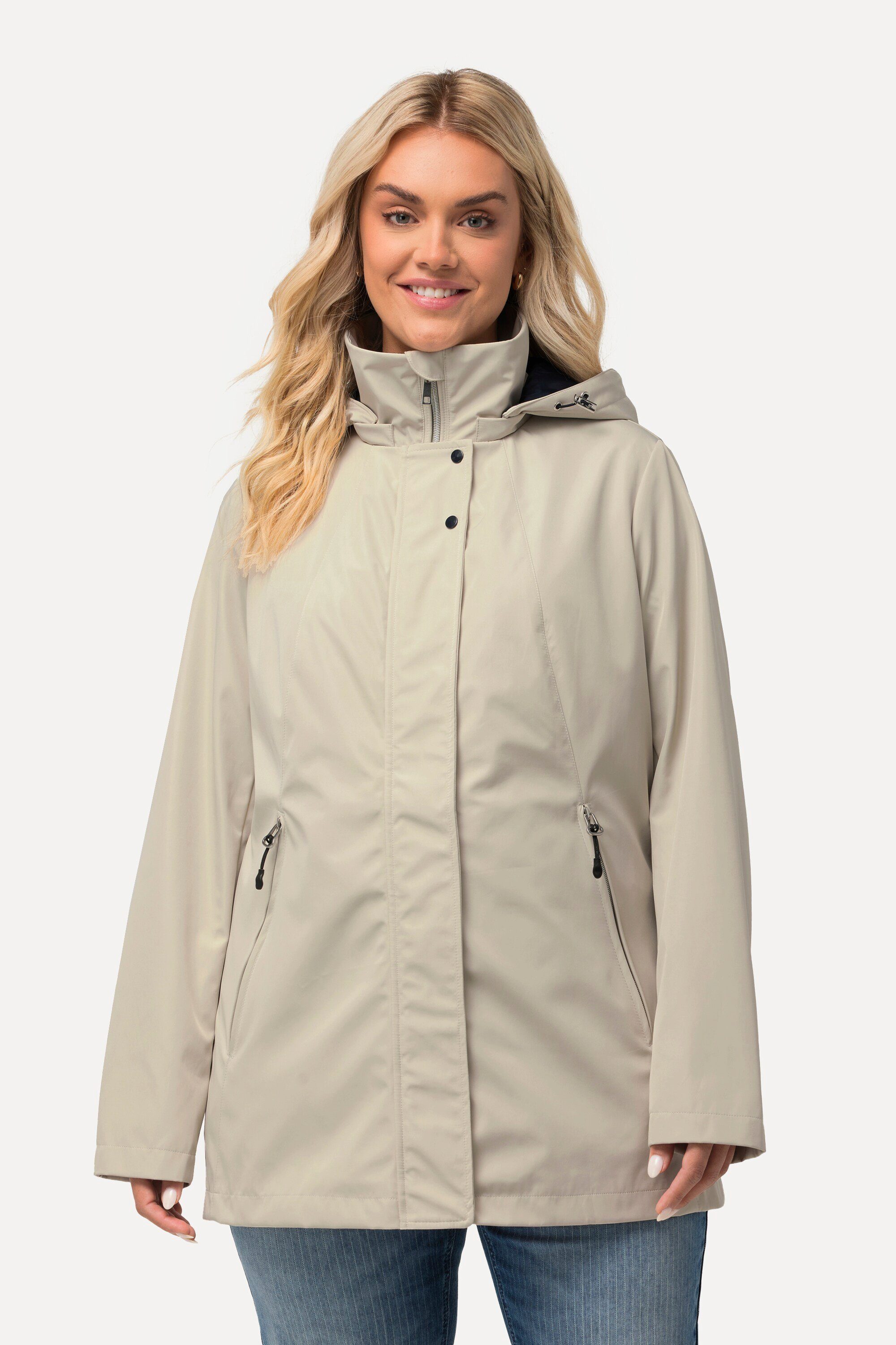 Ulla Popken Outdoorjacke HYPRAR Funktionsjacke wasserabweisend günstig online kaufen