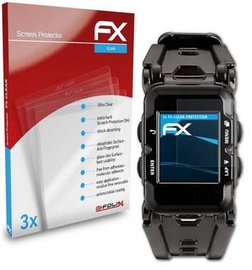 atFoliX Schutzfolie Displayschutz für Lezyne Micro C GPS Watch, (3 Folien), Ultraklar und hartbeschichtet