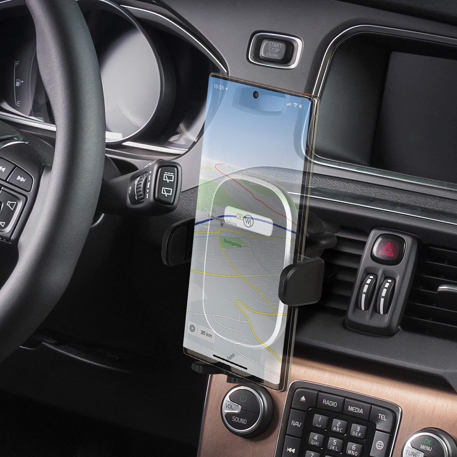 Smartphone-Halterung KFZ Lüfterhalter für iPhone 14 13 12 Pro Max Mini
