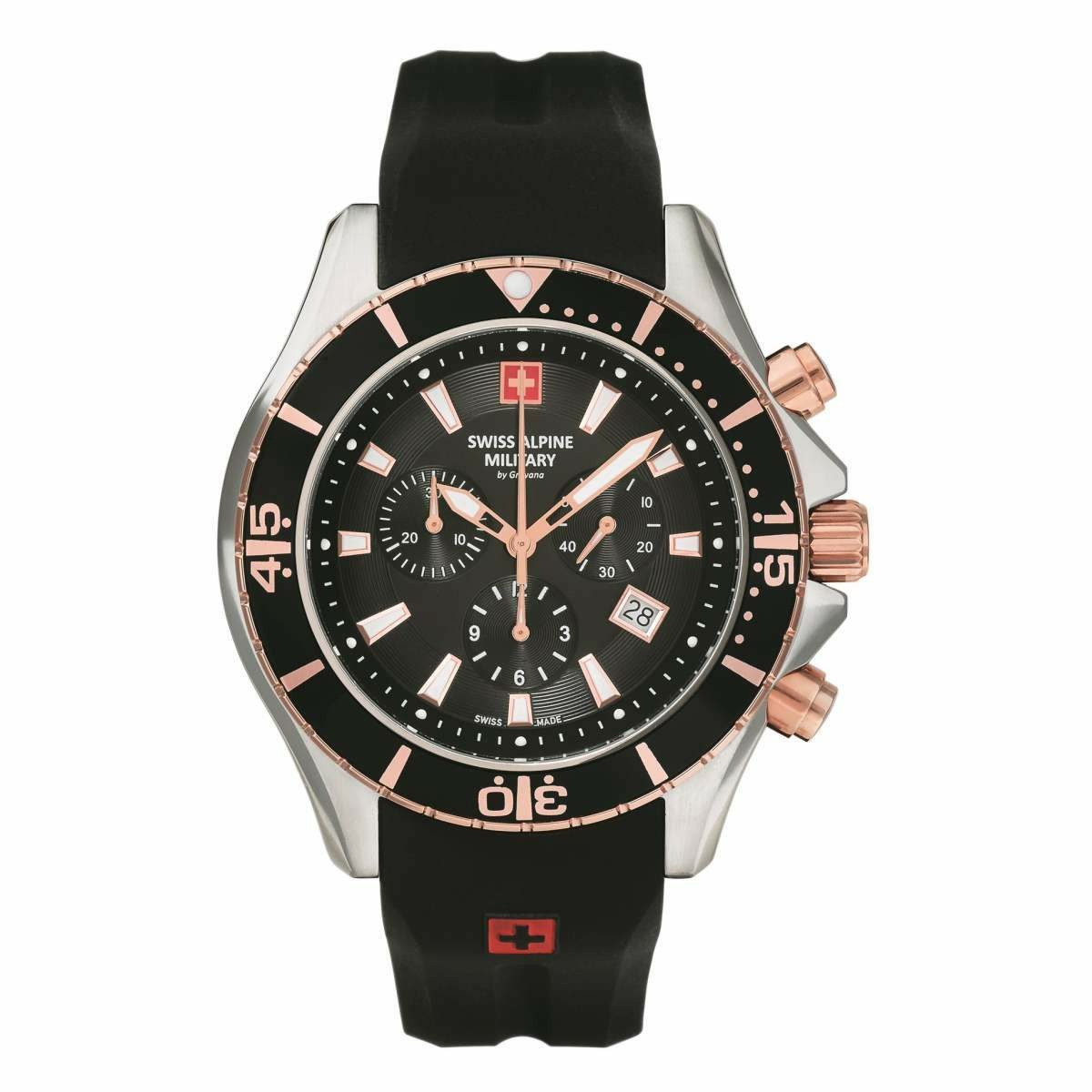 Swiss Alpine Military Chronograph Chronograph für Herren, (1-tlg., Armbanduhr)