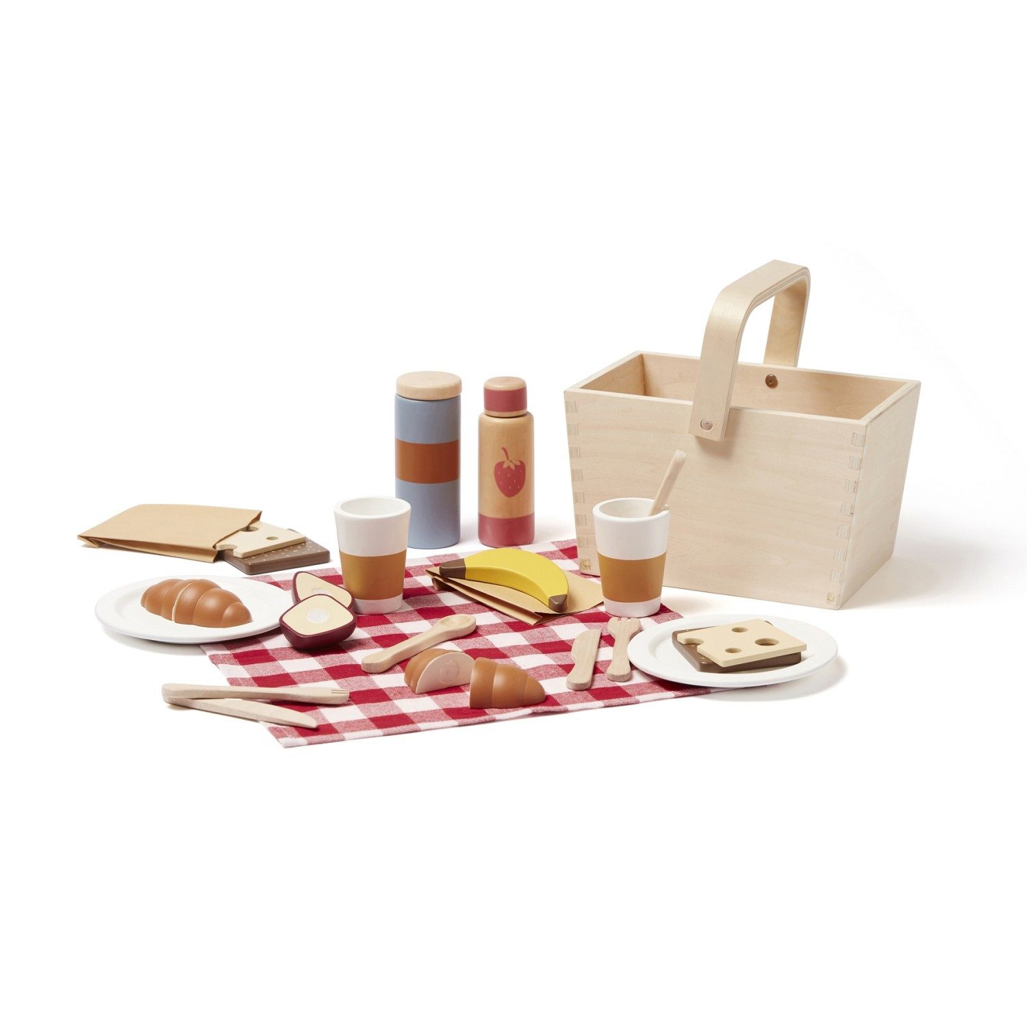 Kids Concept Spiellebensmittel Picknick Set Kid's Hub, (Komplettset)