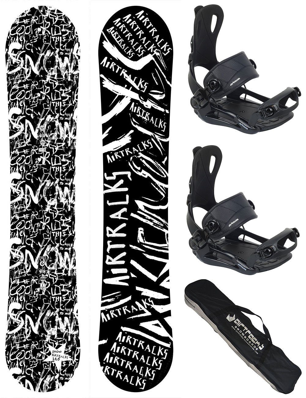 SB Bag/ 150 160 /cm. Soft Savage Set Snowboard Airtracks/Poison Snowboard Wide Rocker Boots 