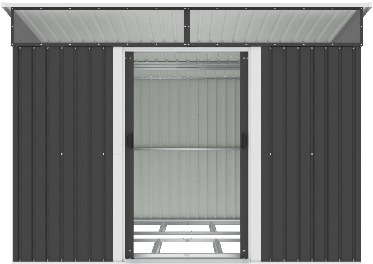 Thumbnail - KONIFERA Gerätehaus Metallgerätehaus, BxT: 282x281 cm, wetterfest und langlebig, nahezu wartungsfrei