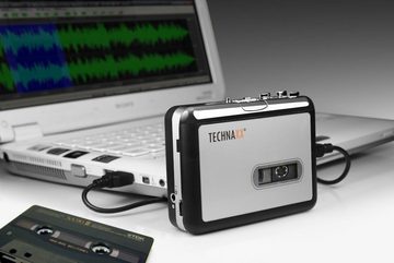 Technaxx DigiTape Kassettendigitalisierer Kassettenspieler Walkman Musikspieler USB-Recorder