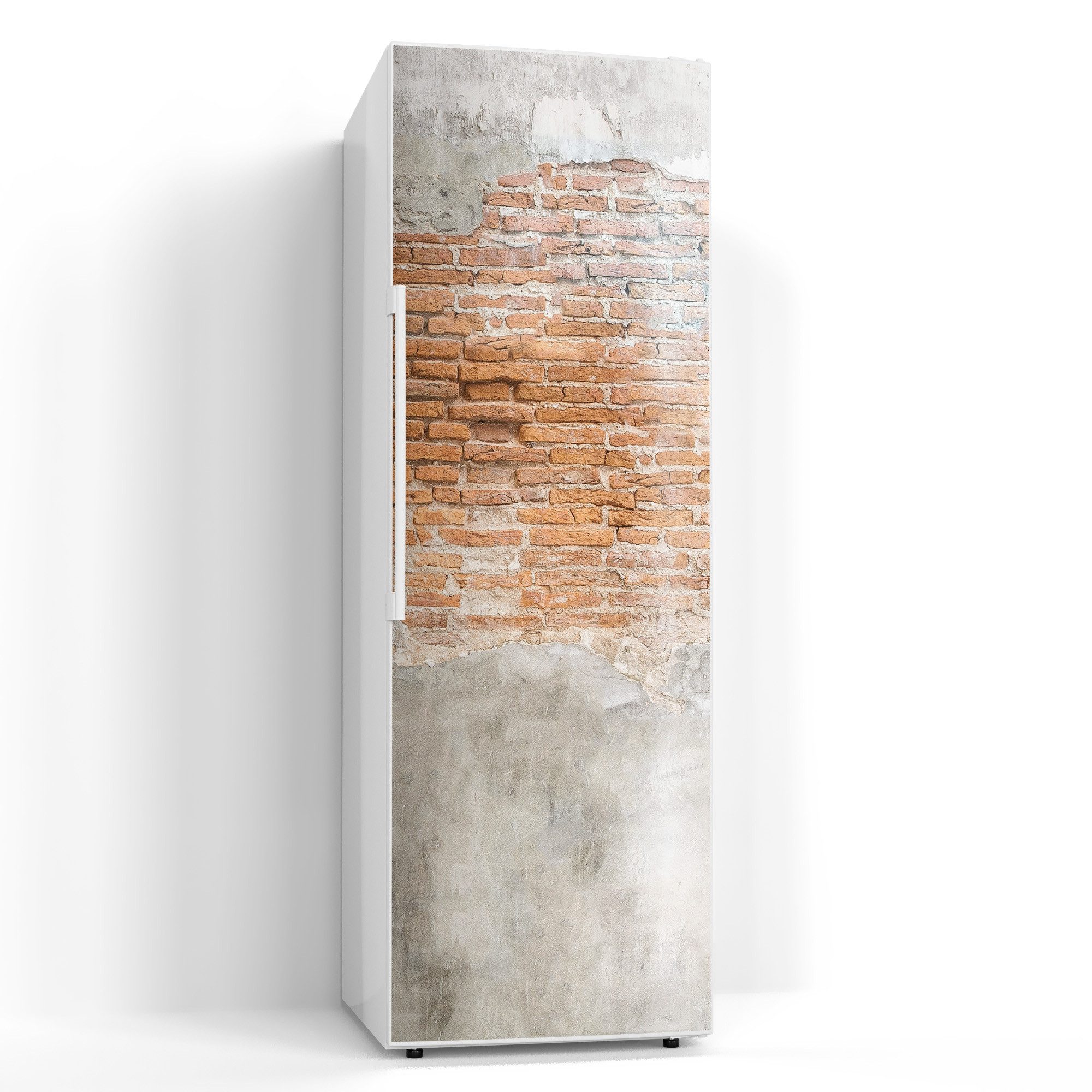 DEQORI Magnetfolie 'Zeitlose Mauerwerke', Kühlschrank Magnetmatte magnetisch Magnetfolie Folie Schutz