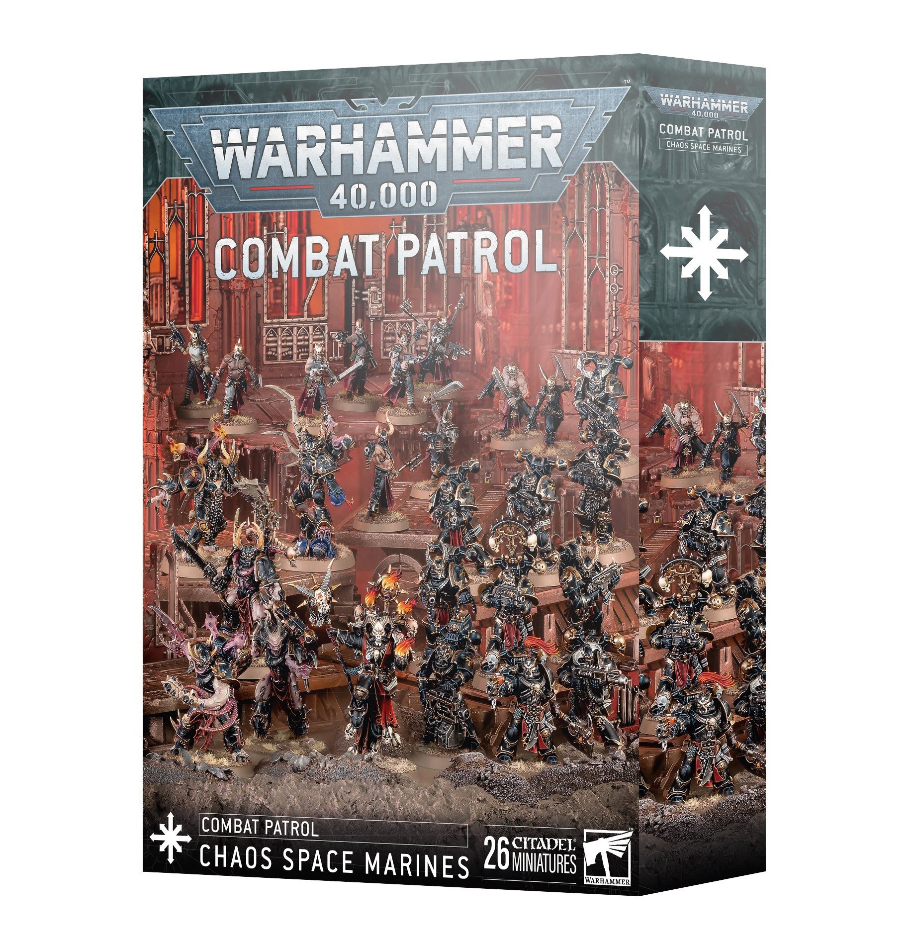 Spielfigur Warhammer 40.000 Chaos Space Marines Combat Patrol