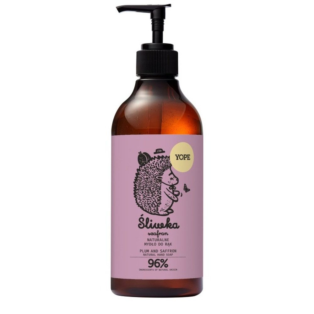 YOPE Handseife Natürliche Handseife Pflaume & Safran 500ml