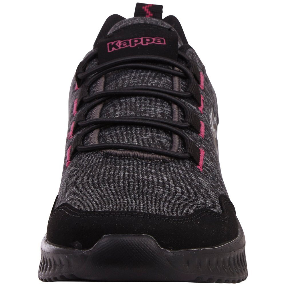 Kappa black-pink leicht & extra - bequem Sneaker