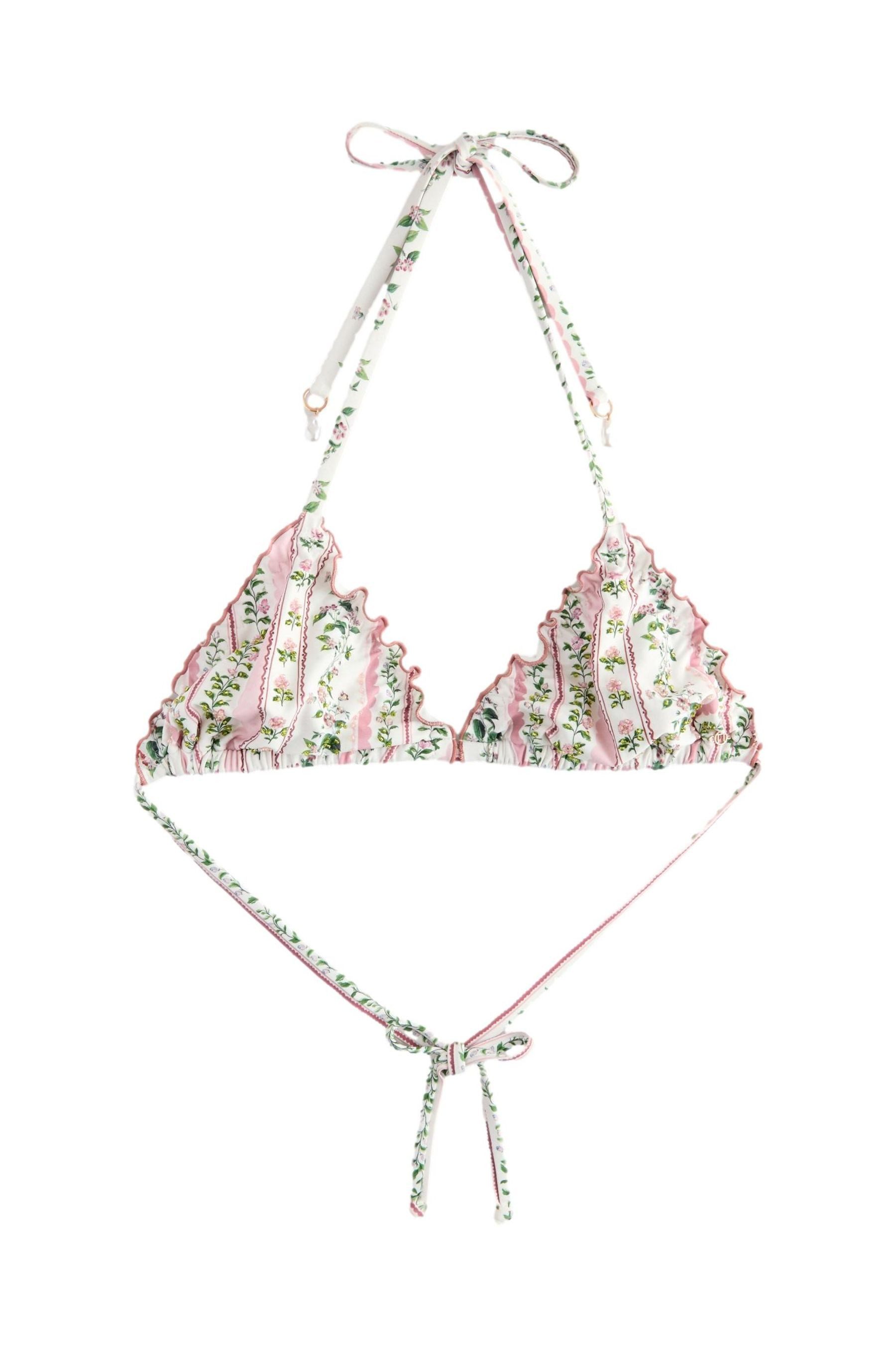 Next Triangel-Bikini-Top Mit Perlen verziertes Triangel-Bikinioberteil (1-S günstig online kaufen