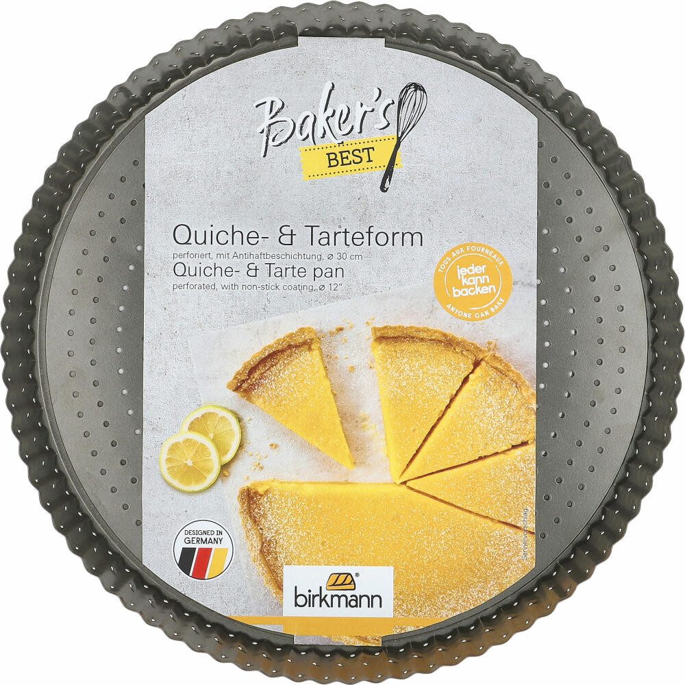 Birkmann Quicheform Bakers Best perforiert mit losem Boden Ø 30 cm