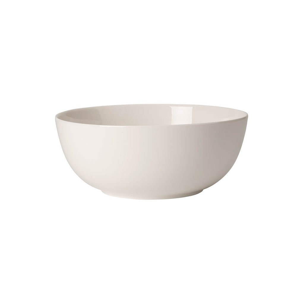 Villeroy & Boch Salatschüssel For Me runde Schüssel, Porzellan, (1-tlg), Premium Porcelain, mikrow.- & spülm.sicher, Made in Germany