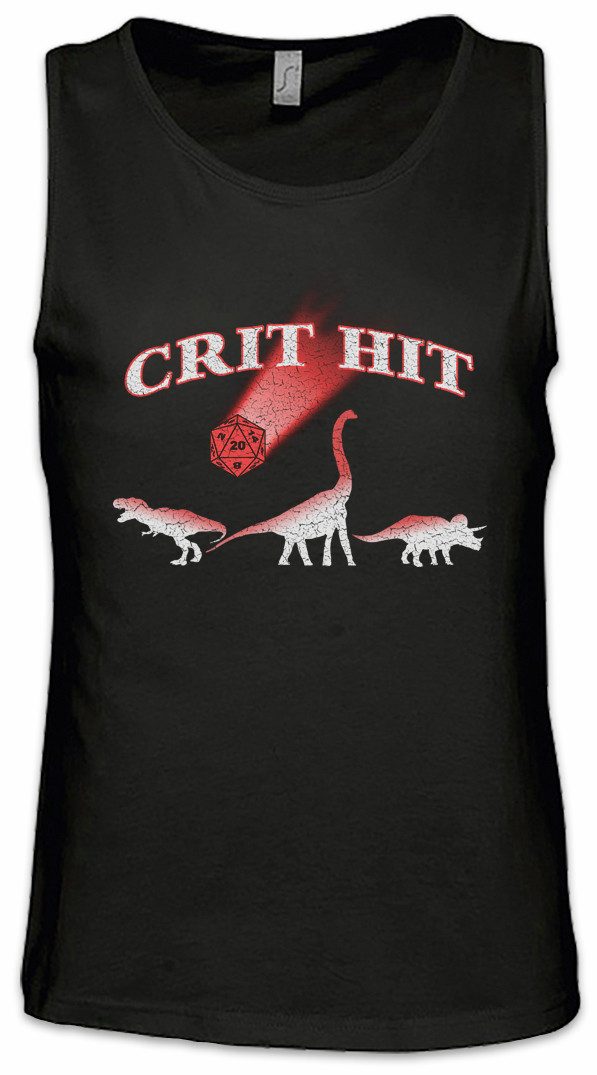 Urban Backwoods Tanktop Crit Hit Ärmelloses T-Shirt RPG Roleplay Dungeons MMORPG Online Role Play Rollenspiel Rollenspieler