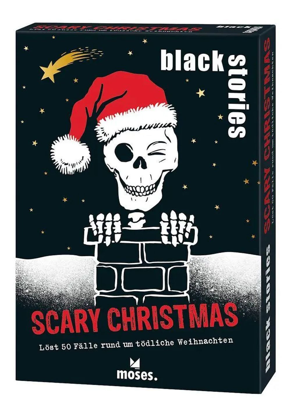 Moses. Verlag Spiel black stories Scary Christmas