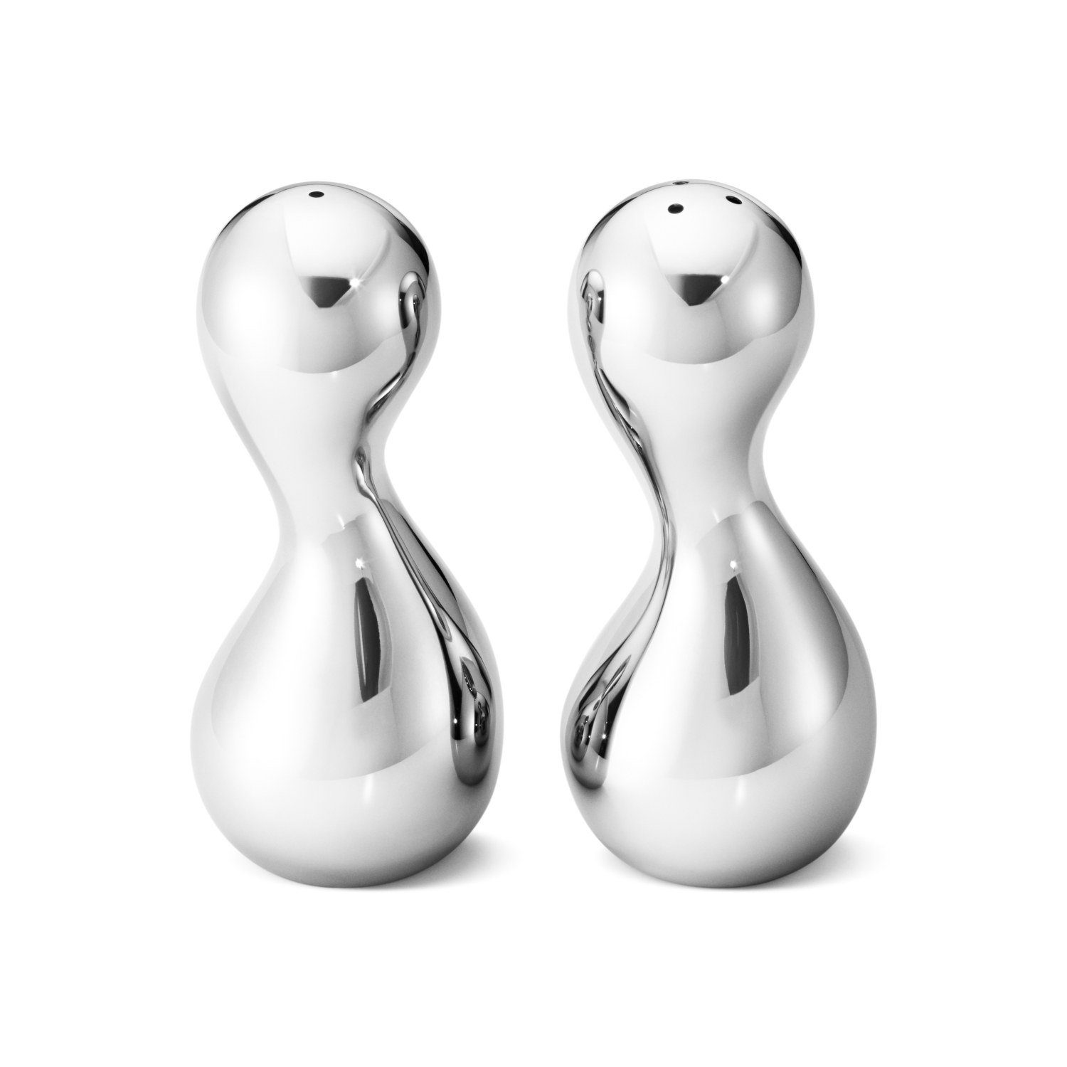 Georg Jensen Salz- / Pfefferstreuer Cobra, 2er Set