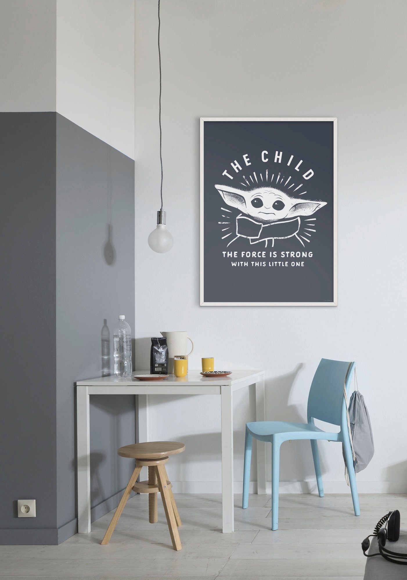 Komar Bild Mandalorian The Child Iconic, Disney, Star Wars (1 St), Wandbild zur Dekoration im Kinderzimmer - ohne Rahmen