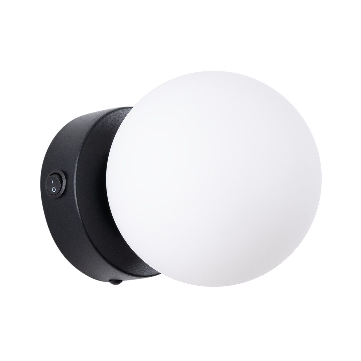 SOLLUX lighting Wandleuchte Wandlampe Yoli 1 Schwarz, Nicht enthalten