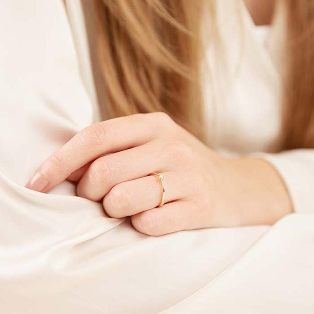 Unique Verlobungsring Gold Verlobungsrin...