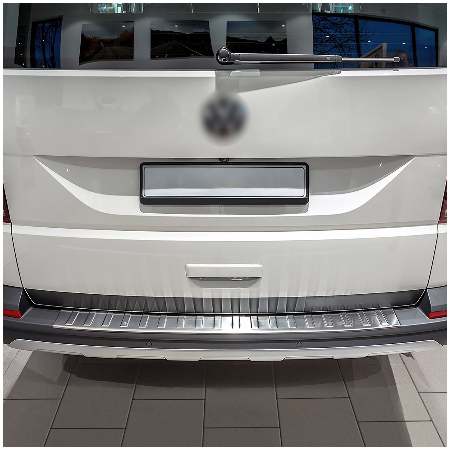 tuning-art Ladekantenschutz L177 Edelstahl passgenau für VW T6 T6.1 Multivan Cali 2015-