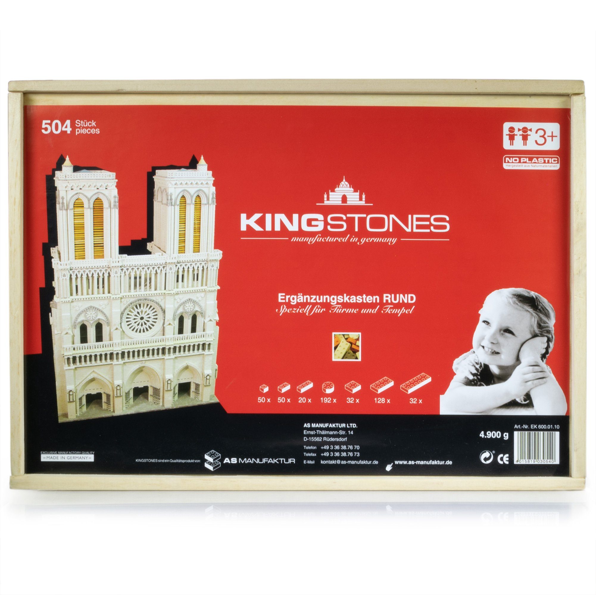 Ergänzungskasten Rund ca. 504 Teile