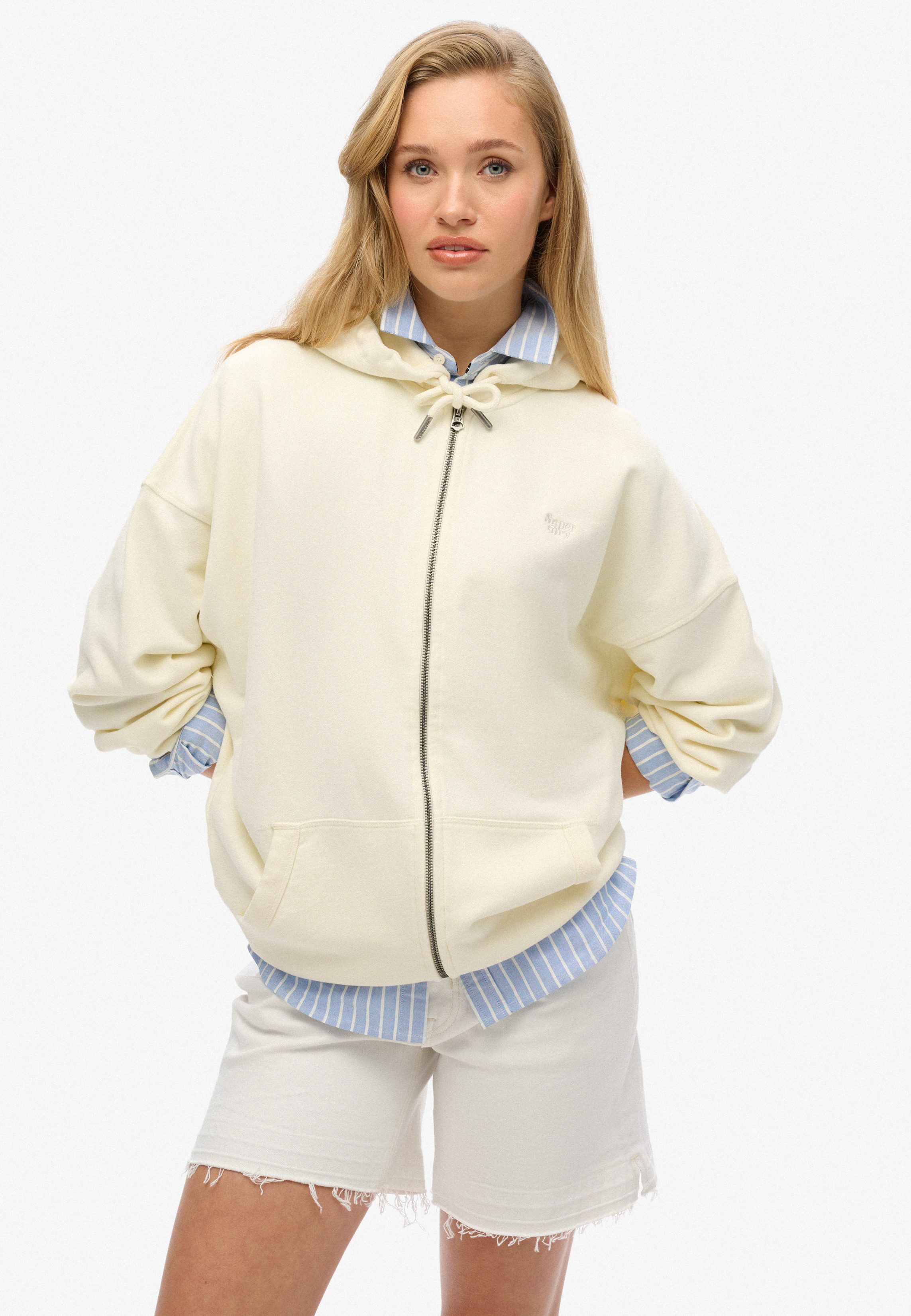 Superdry Kapuzensweatjacke STUDIOS ZIP HOODIE günstig online kaufen