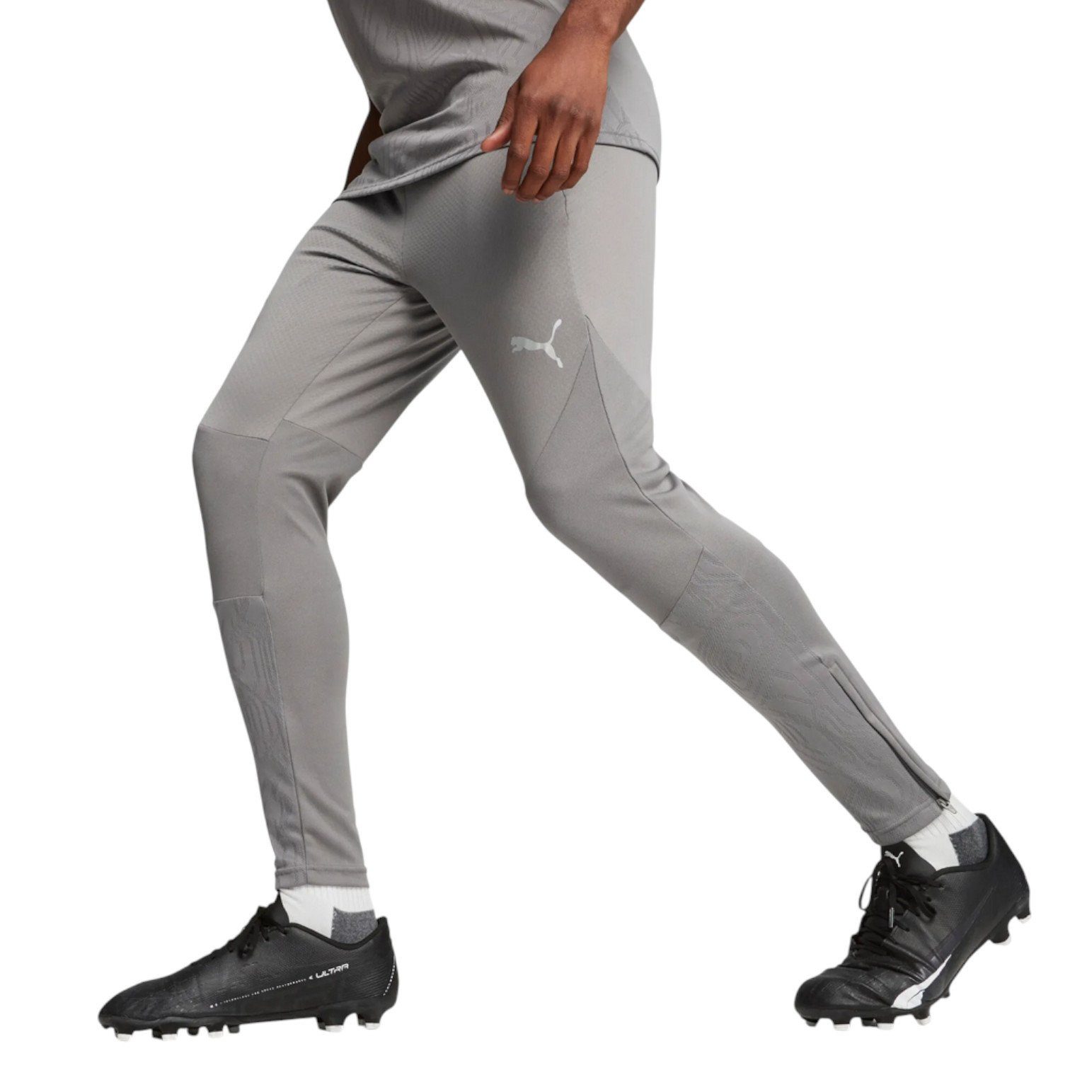 PUMA Trainingshose teamFINAL Pant lang - grau Herren