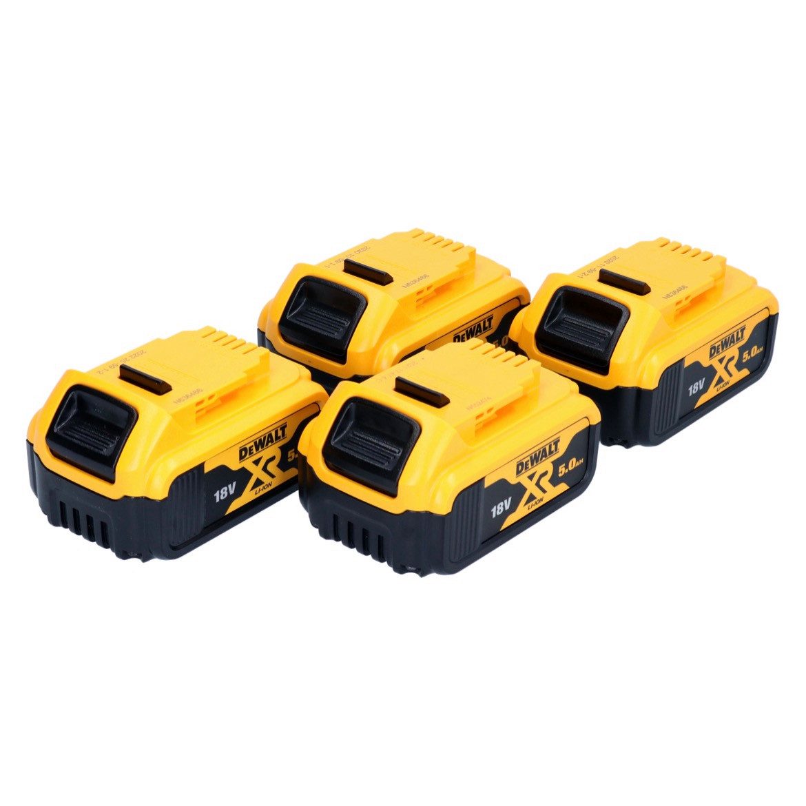 DeWalt DeWalt DCB 184 P4 Akkupack 18 V 5,0 Ah / 5000 mAh 4 Stk. XR Li-Ion Akk Akkupacks