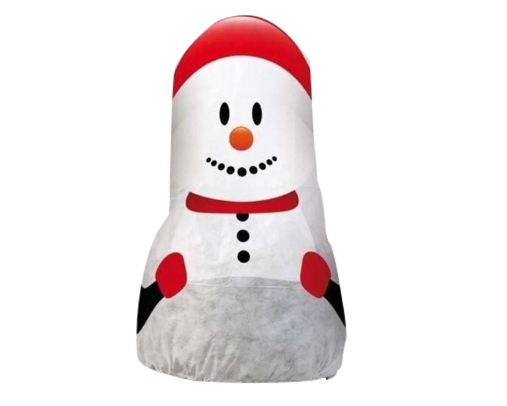 NOOR Wintervlies NOOR Winterschutz Vlieshaube Schneemann 130x160cm
