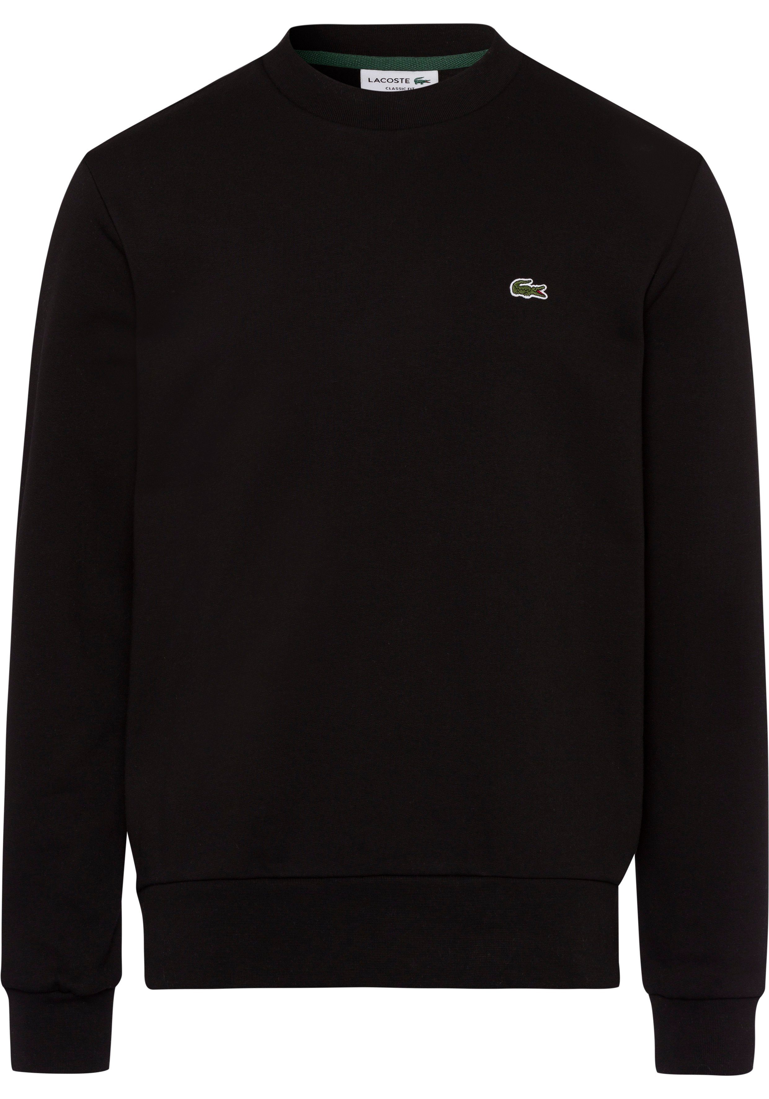 Lacoste Sweatshirt (1-tlg) mit klassischem Rundhalsausschnitt