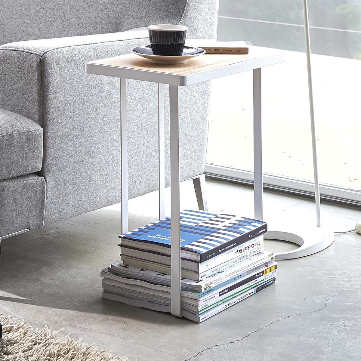 Yamazaki Beistelltisch "Tower" Ablagetisch 40x48x24cm, Sofatisch, günstig online kaufen