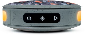 BigBen Bluetooth portabler Lautsprecher Party Nano grau orange Licht AU388251 Bluetooth-Lautsprecher