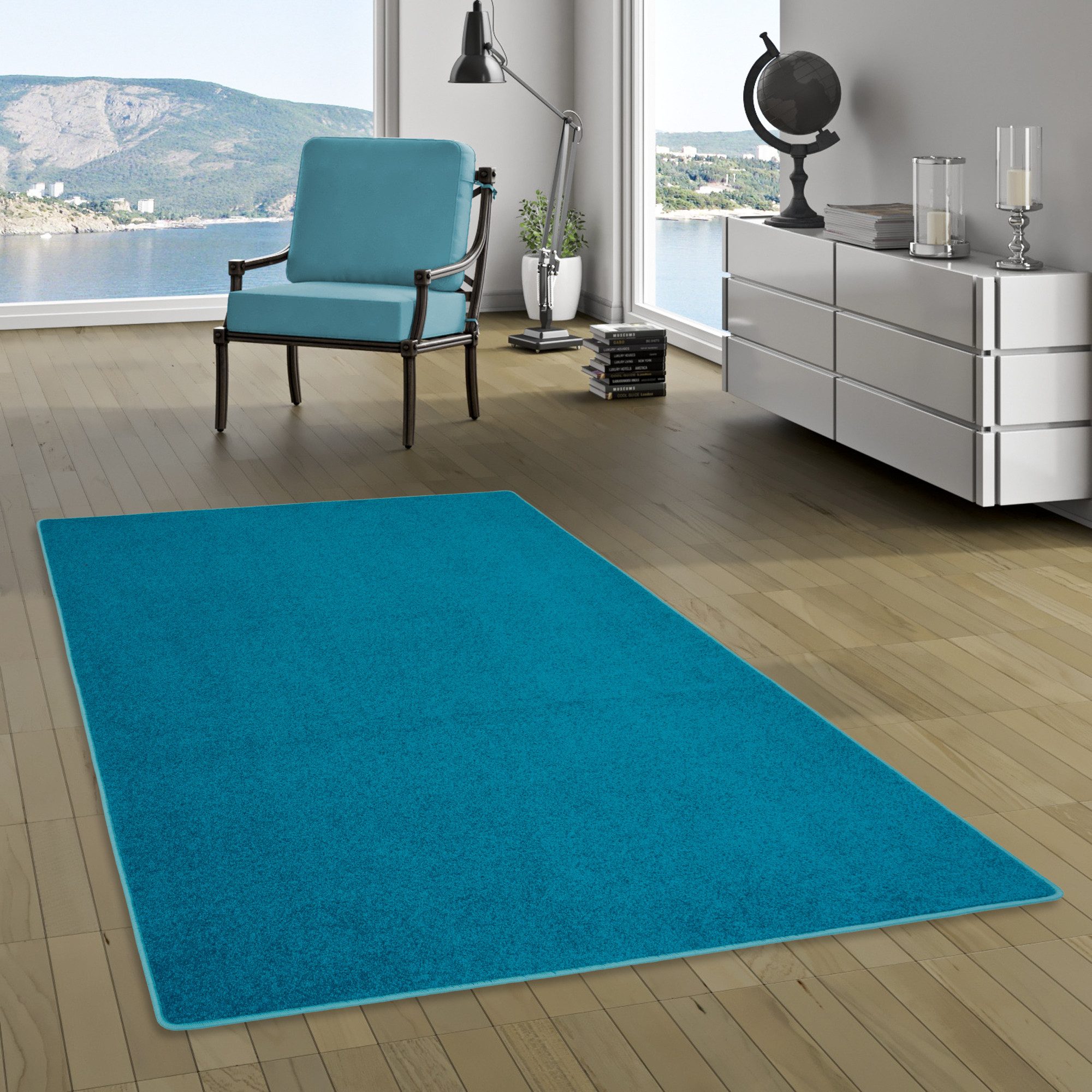 Snapstyle Veloursteppich Trend Velours Teppich Joy, Eckig, Höhe: 8.5 mm günstig online kaufen