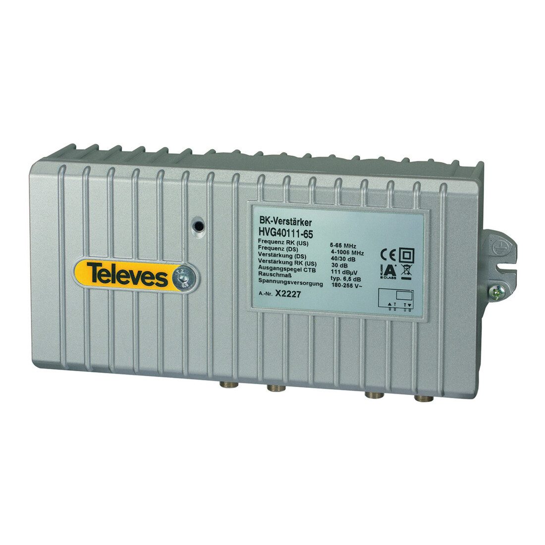 Televes Televes BK-Verstärker Guß 40/30dB 5-1006MHz RK 30dB HVG40111-65 SAT-Antenne